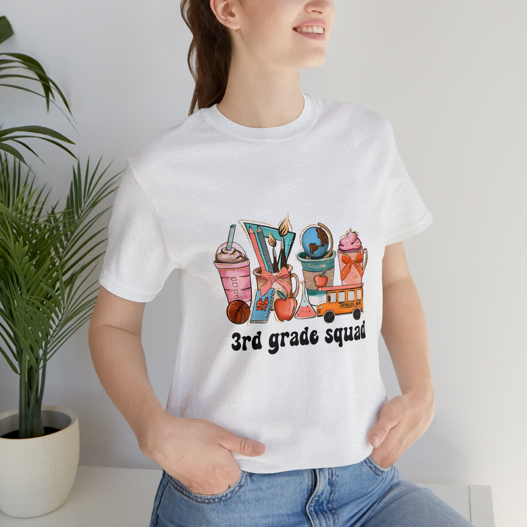 Retro 3rd Grade Teacher Shirt, Back to School Team Tee - image 3