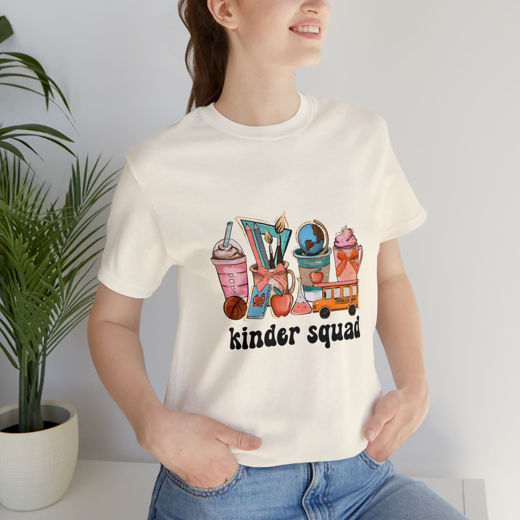 Retro Kindergarten Teacher Shirt, Back to School Team Tee - image 5