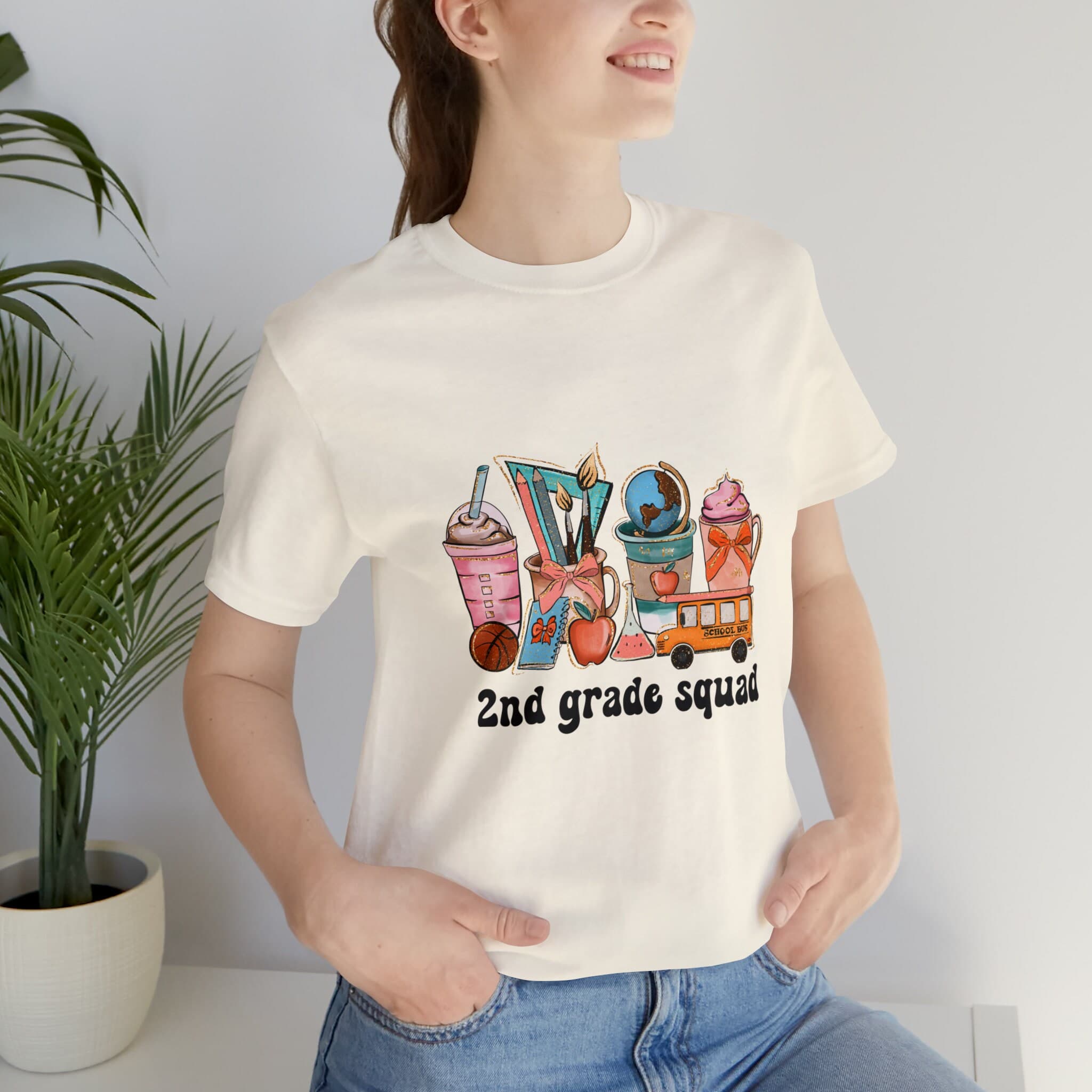 Retro 2nd Grade Teacher Shirt: Back To School Team Tee - image 5