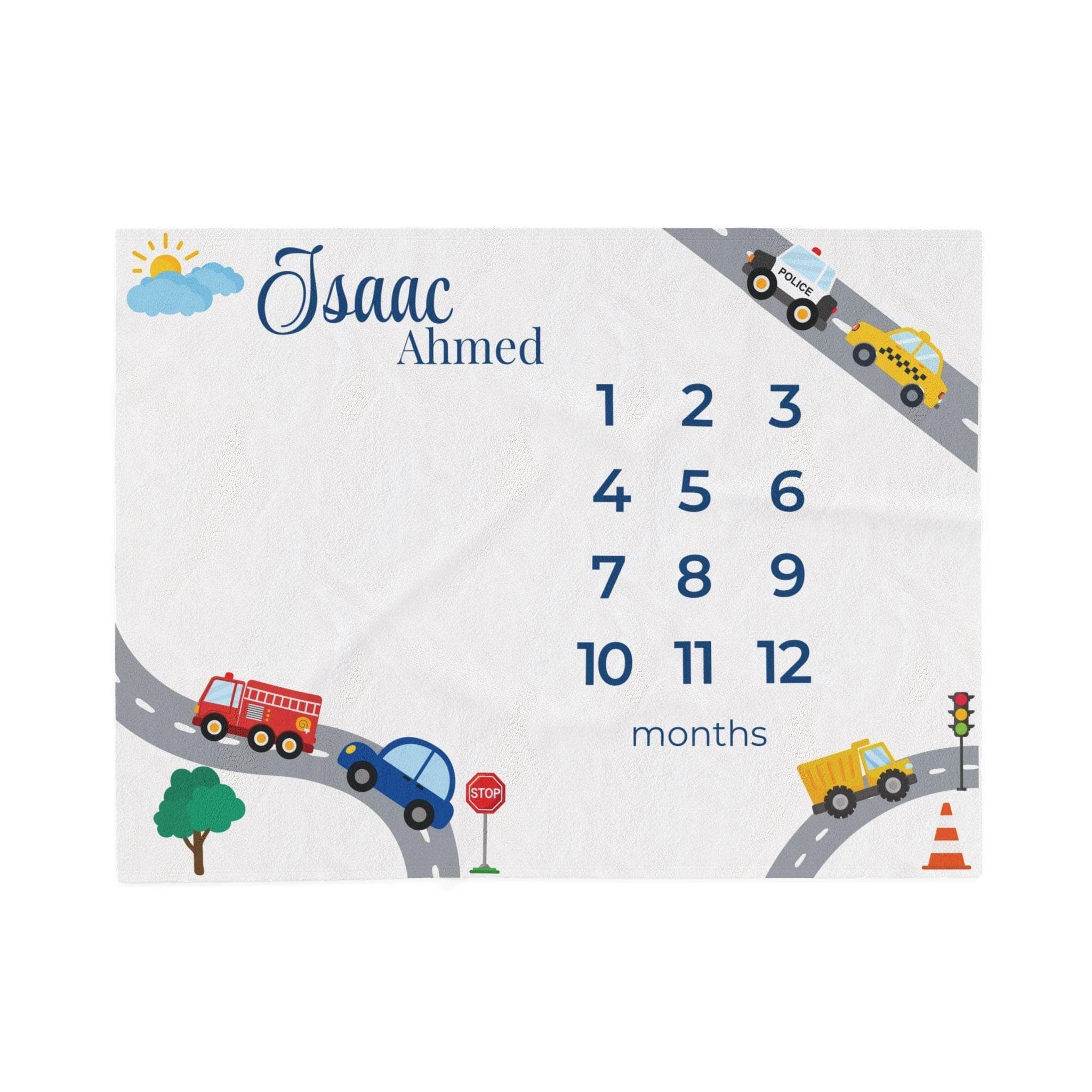 Personalized Baby Milestone Blanket – Choose Your Theme, Track First Year - image 5
