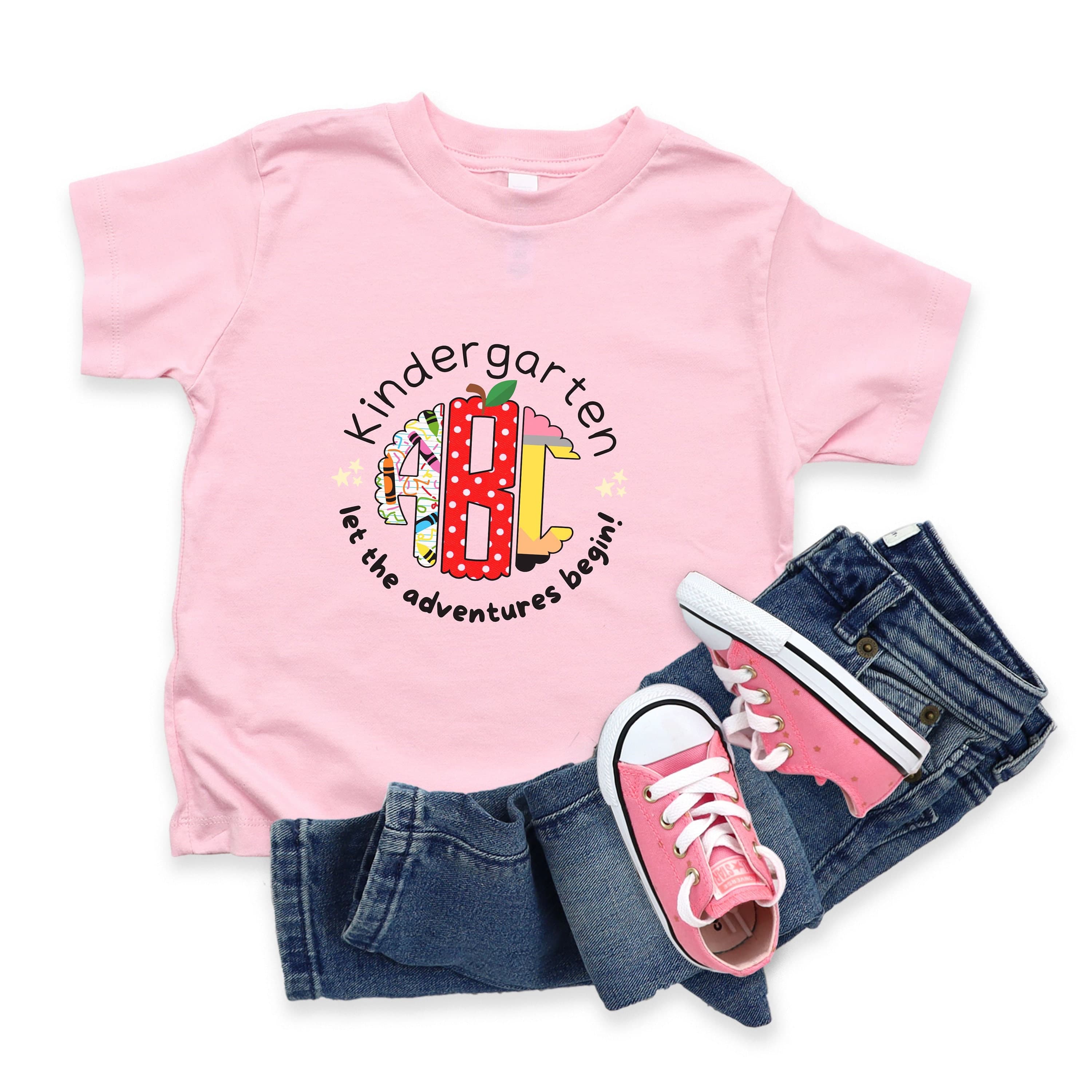 Kindergarten ABC T-shirt, Back To School Tee - image 4