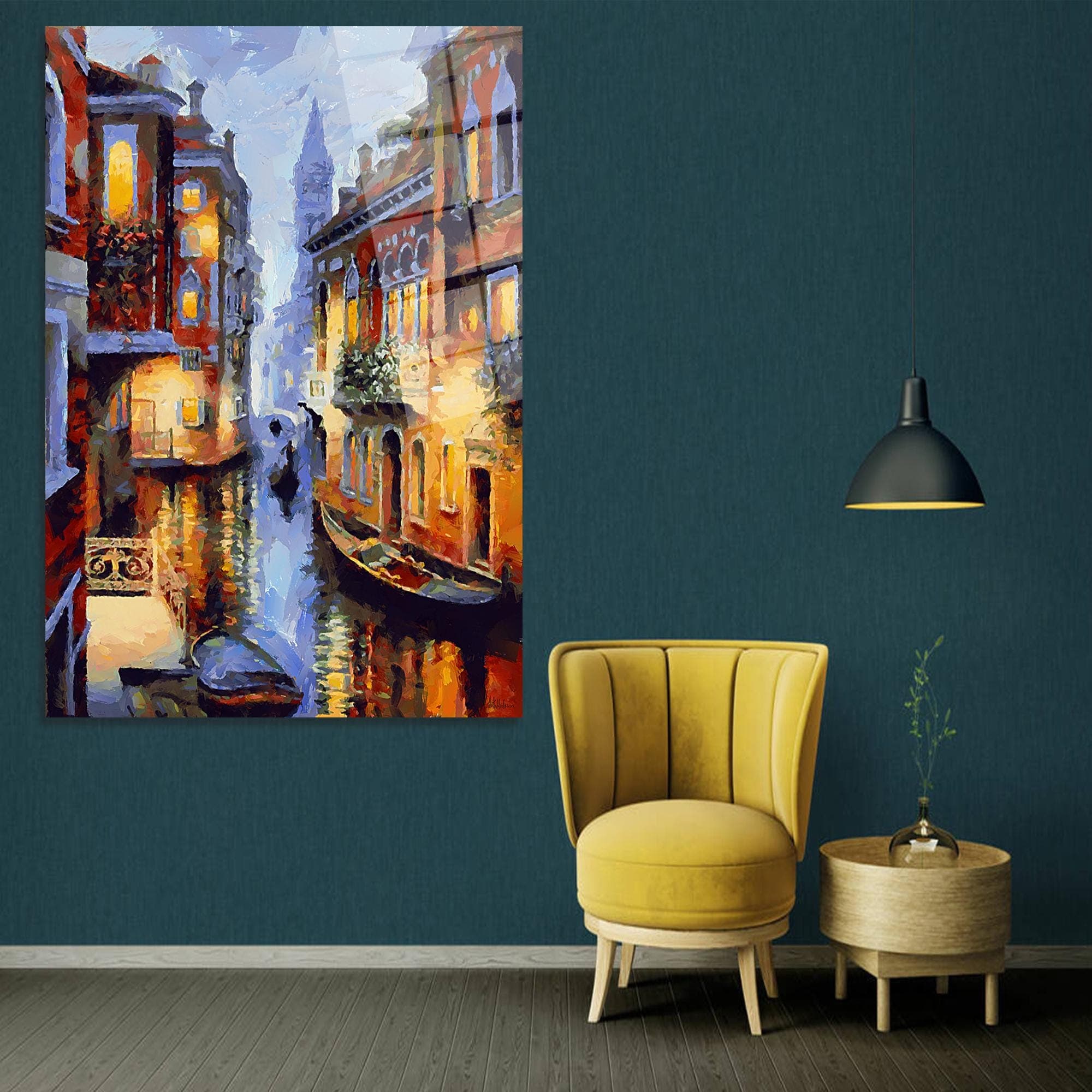 Venice Landscape Canvas Print: Abstract Italian Wall Art - image 3