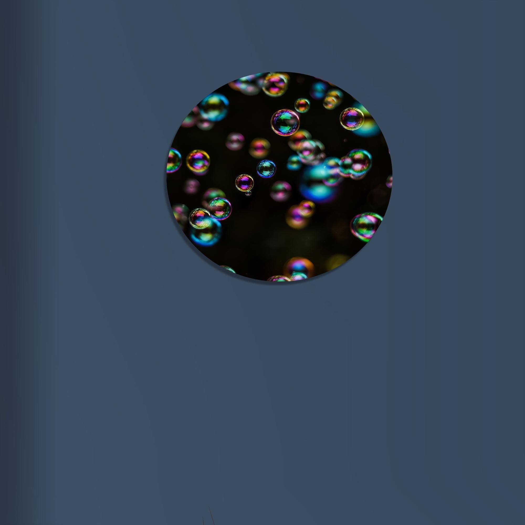 Soap Bubbles Canvas Print: Modern Wall Art, Tempered Glass Effect - image 5