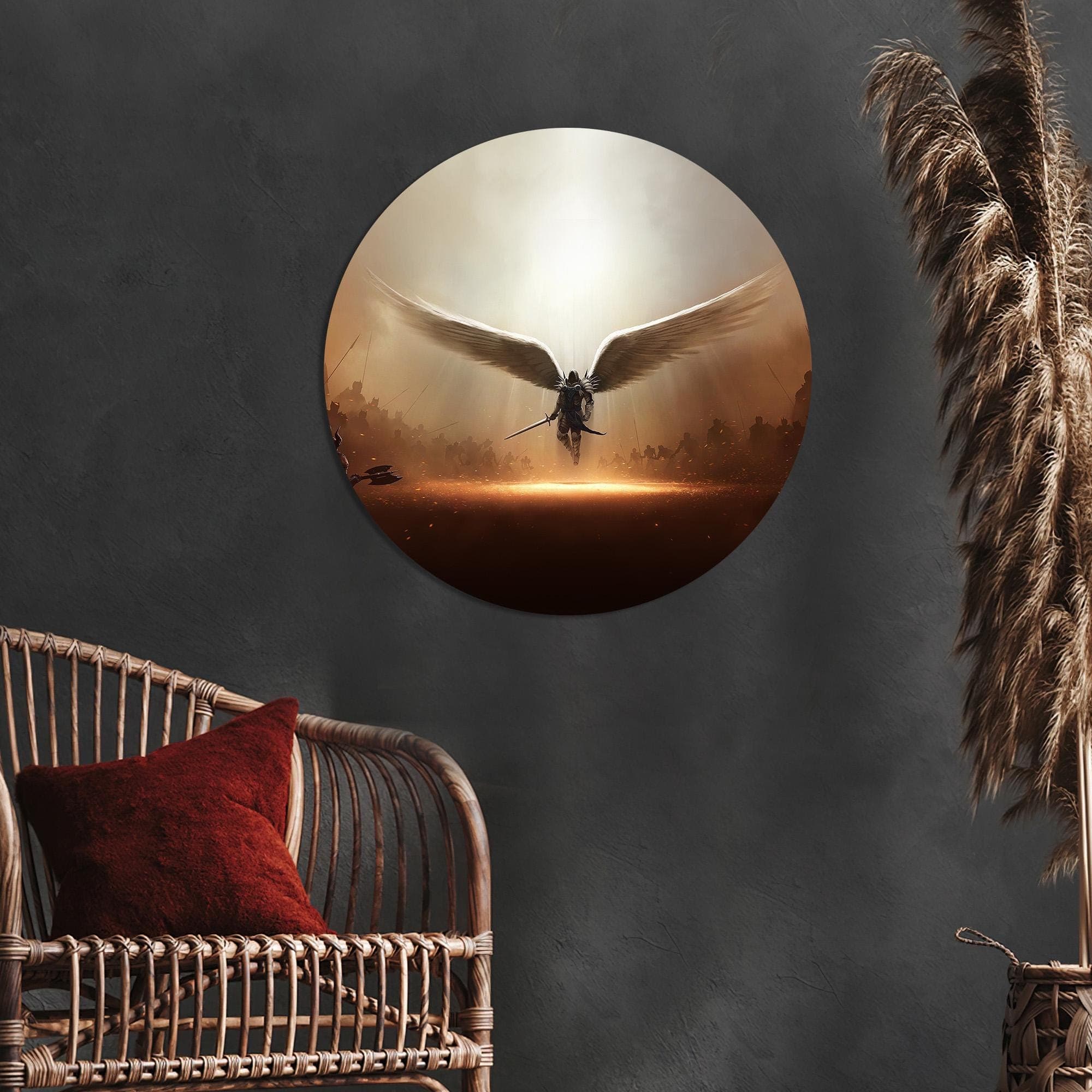 Warrior Angel Canvas Art: Modern Glass Wall Decor - image 5