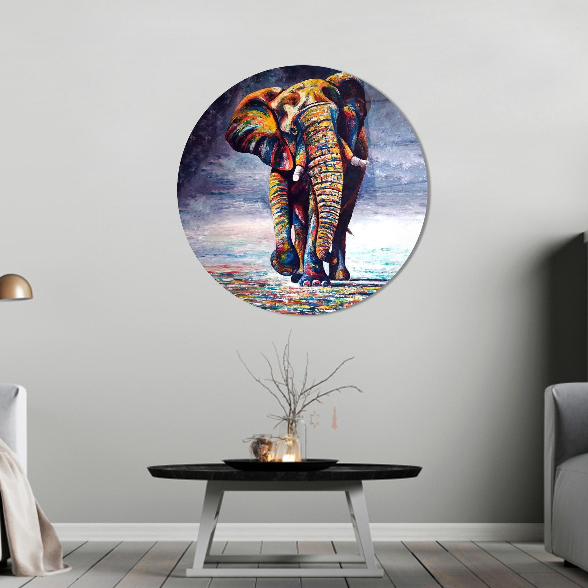 Elephant Canvas Wall Art: African Animal Painting Print - image 4