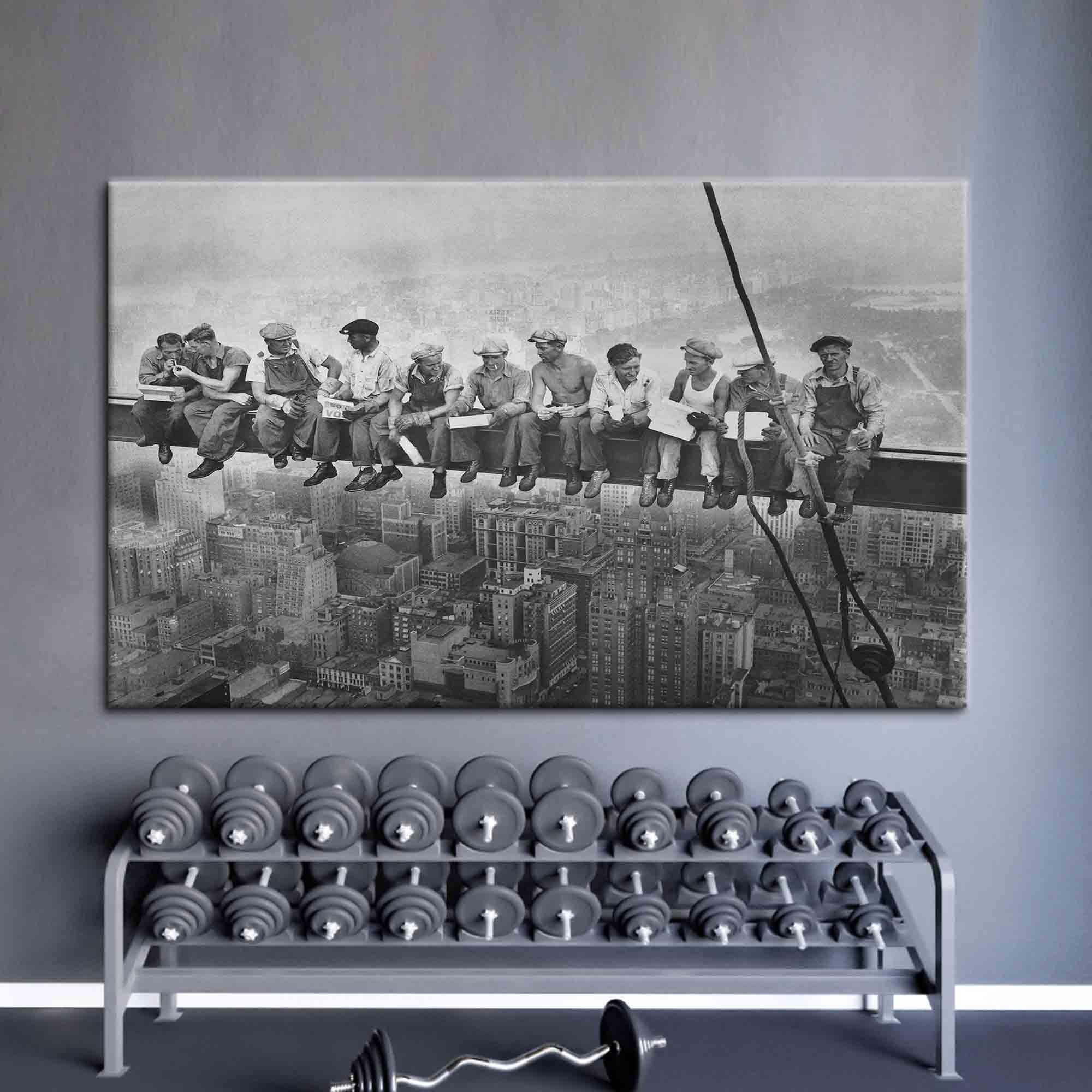 Lunch Atop a Skyscraper Canvas Print: New York Wall Art