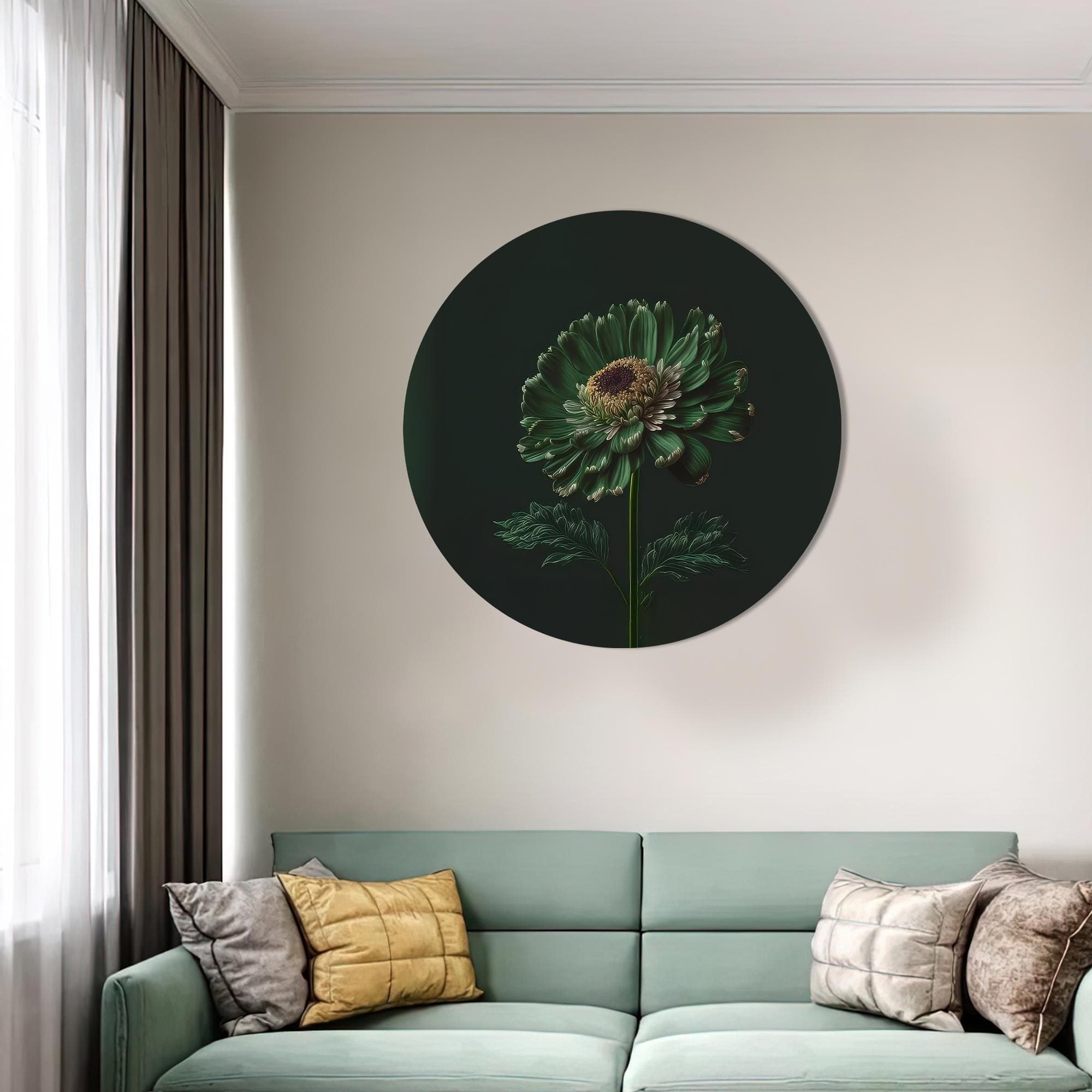 Daisy Flower Glass Wall Art: Modern Floral Decor - image 5