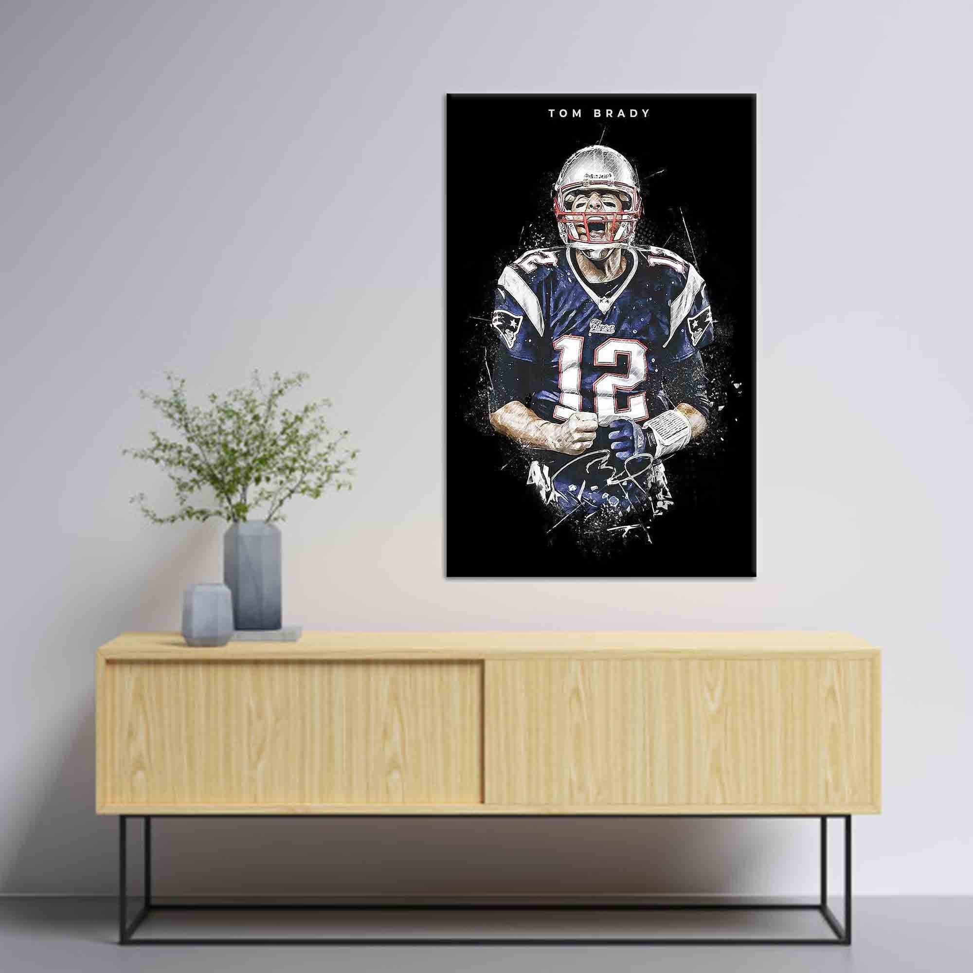 Tom Brady, Tom Brady Poster, Tom Brady Wall Art, Tom Brady Print, American Football, Wall Art Decor, Gym Wall Art, American Football Player, - image 5