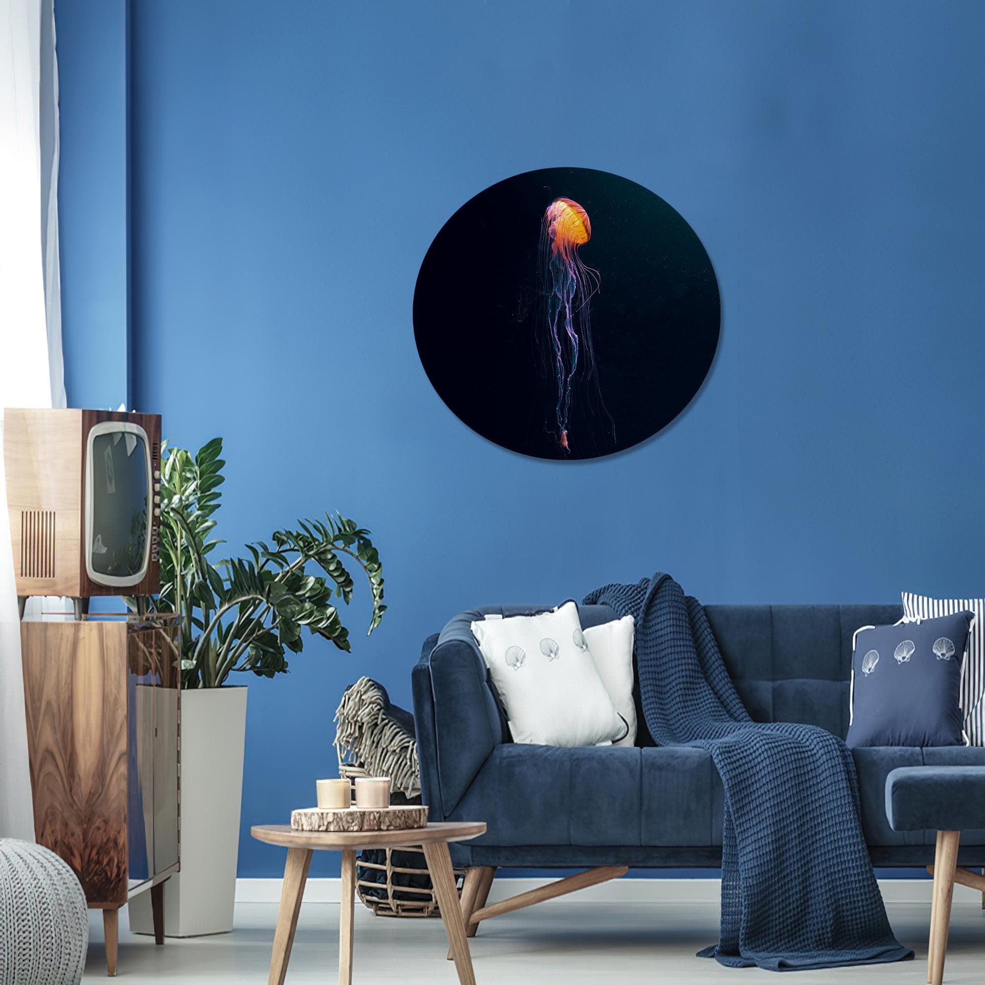 Jellyfish Canvas Print: Modern Underwater Glass Wall Art - image 5