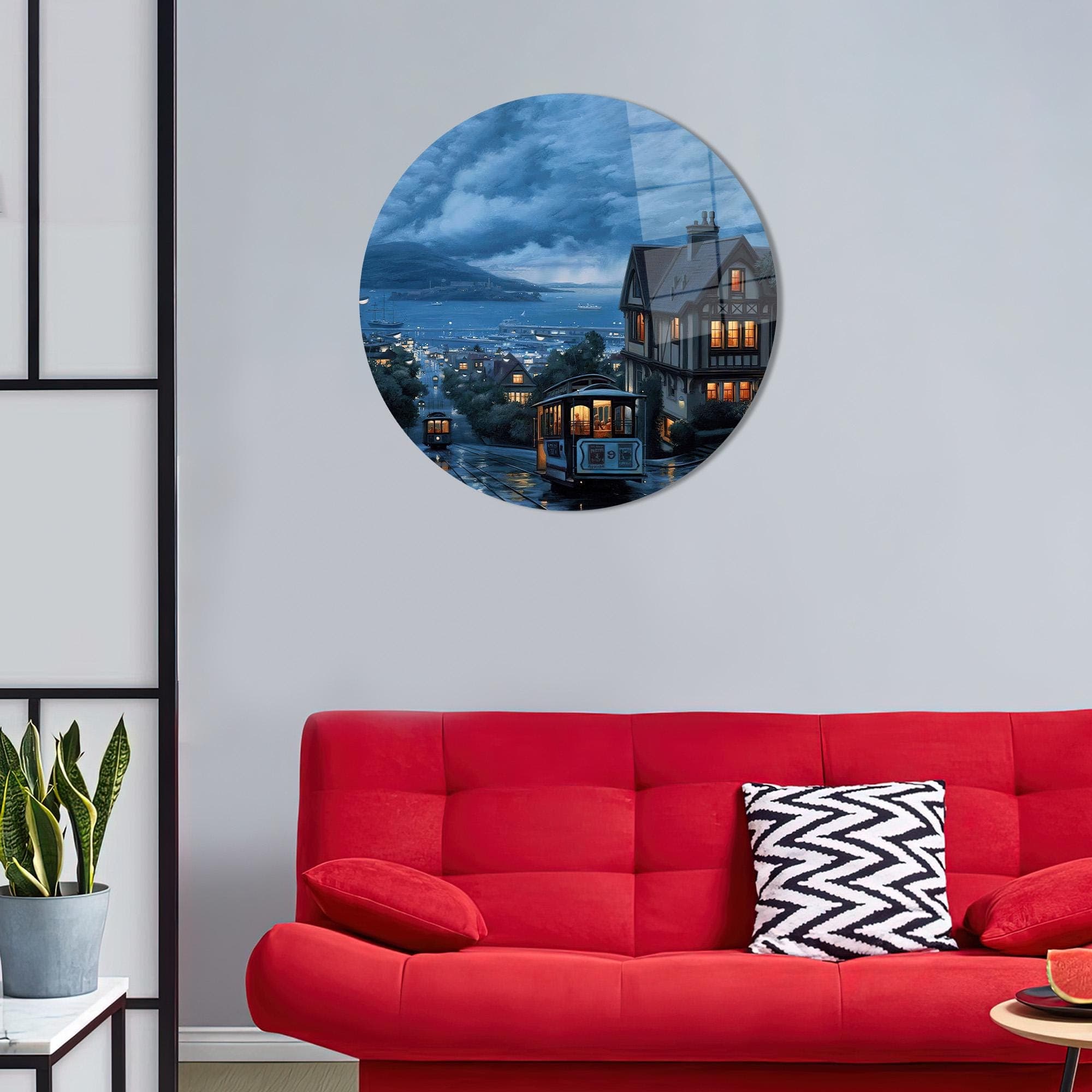 Istanbul Cityscape Glass Wall Art: Turkey Landscape Decor - image 4