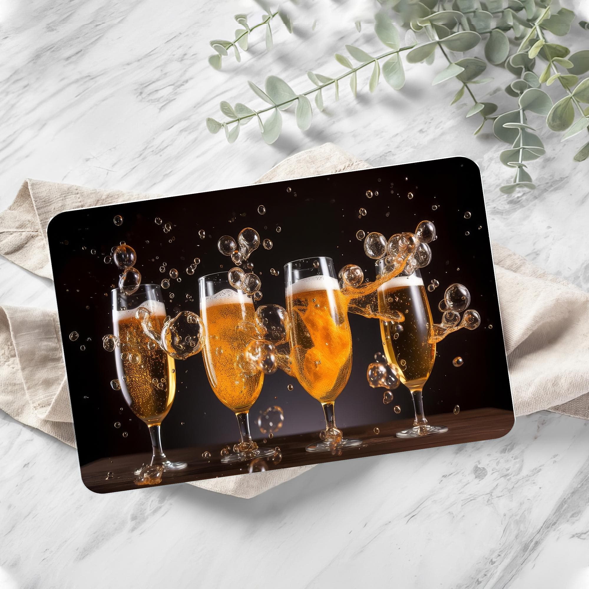 Champagne & Beer Serving Board: Pub Cutting Board