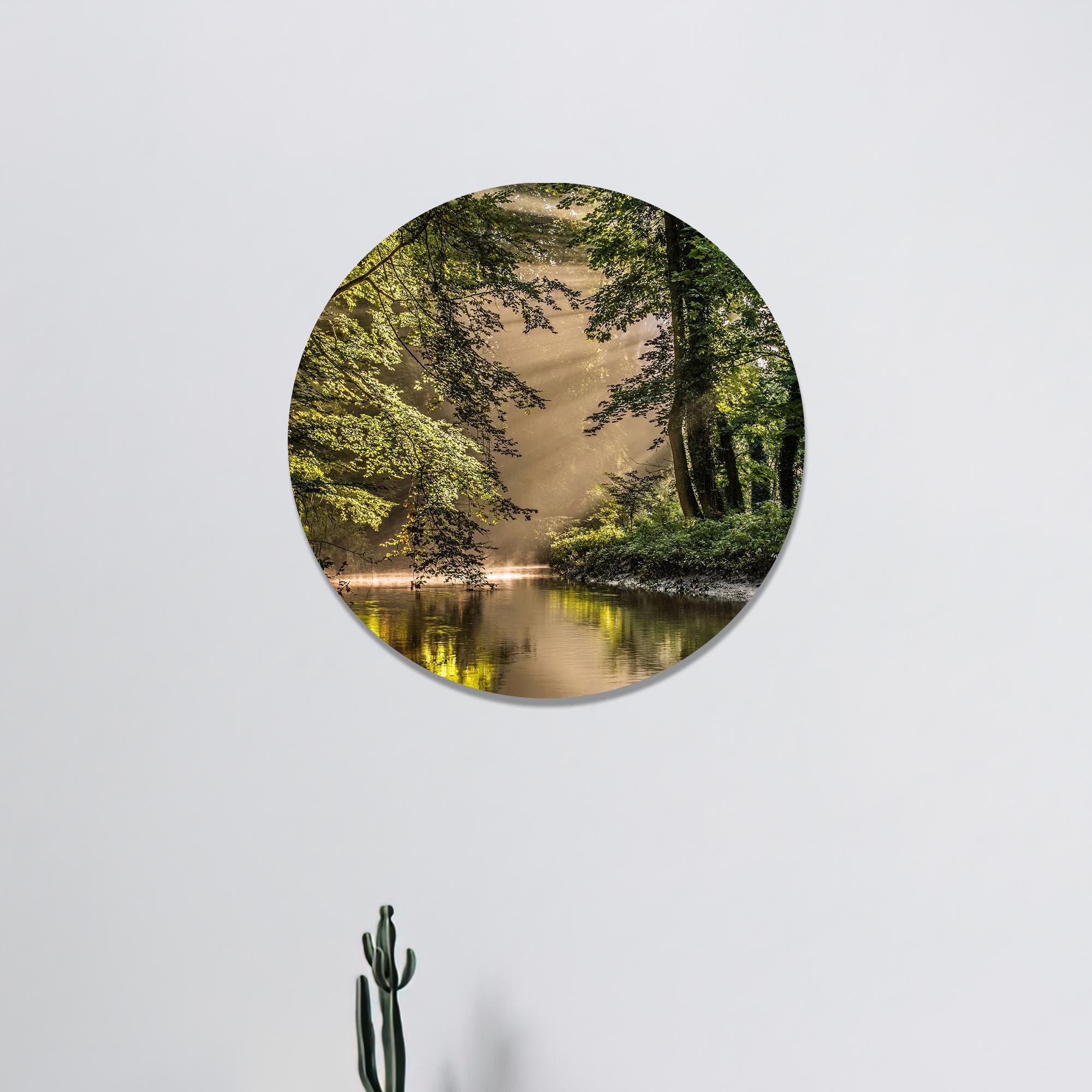 River Forest Canvas Print: Tempered Glass Wall Art - image 4