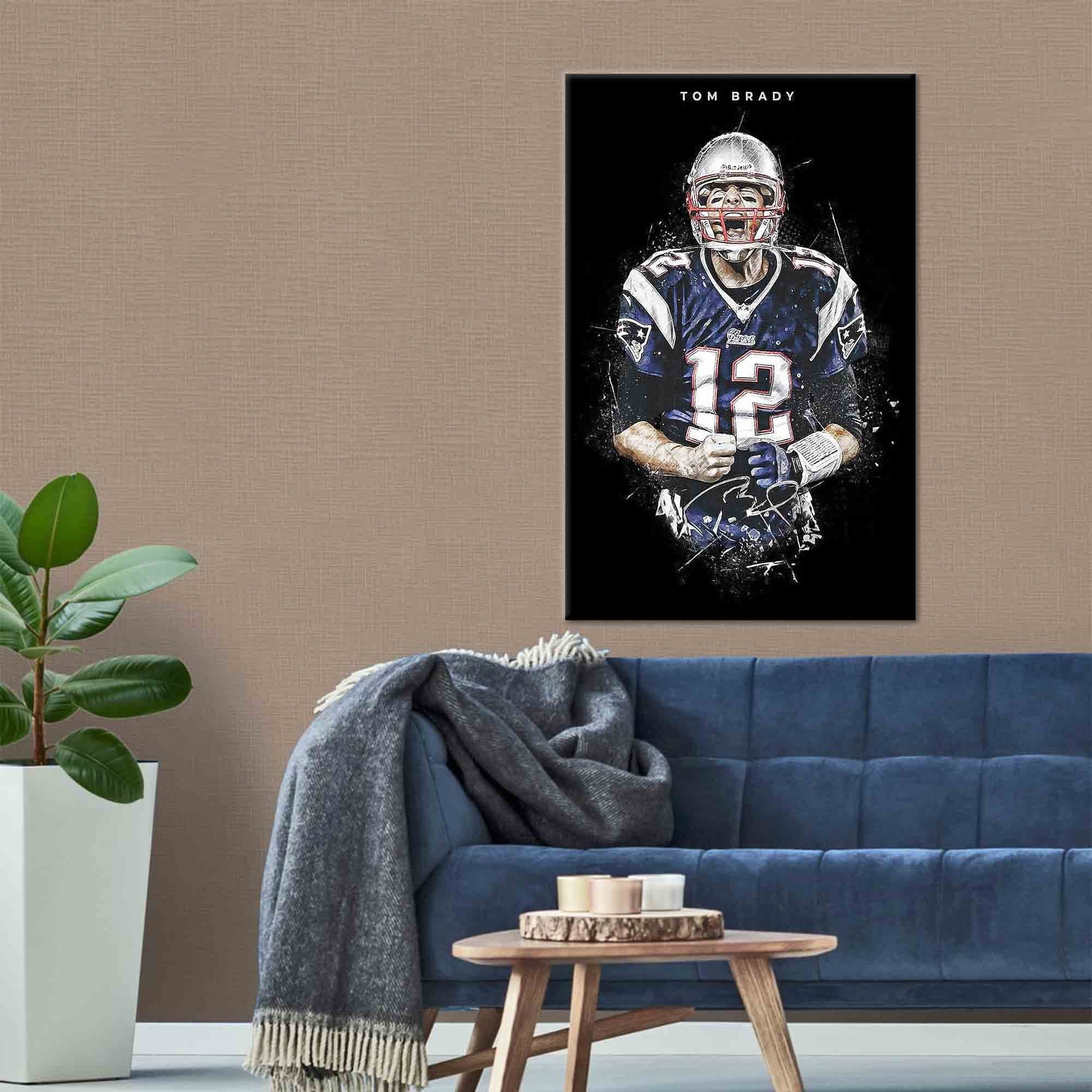Tom Brady, Tom Brady Poster, Tom Brady Wall Art, Tom Brady Print, American Football, Wall Art Decor, Gym Wall Art, American Football Player, - image 3