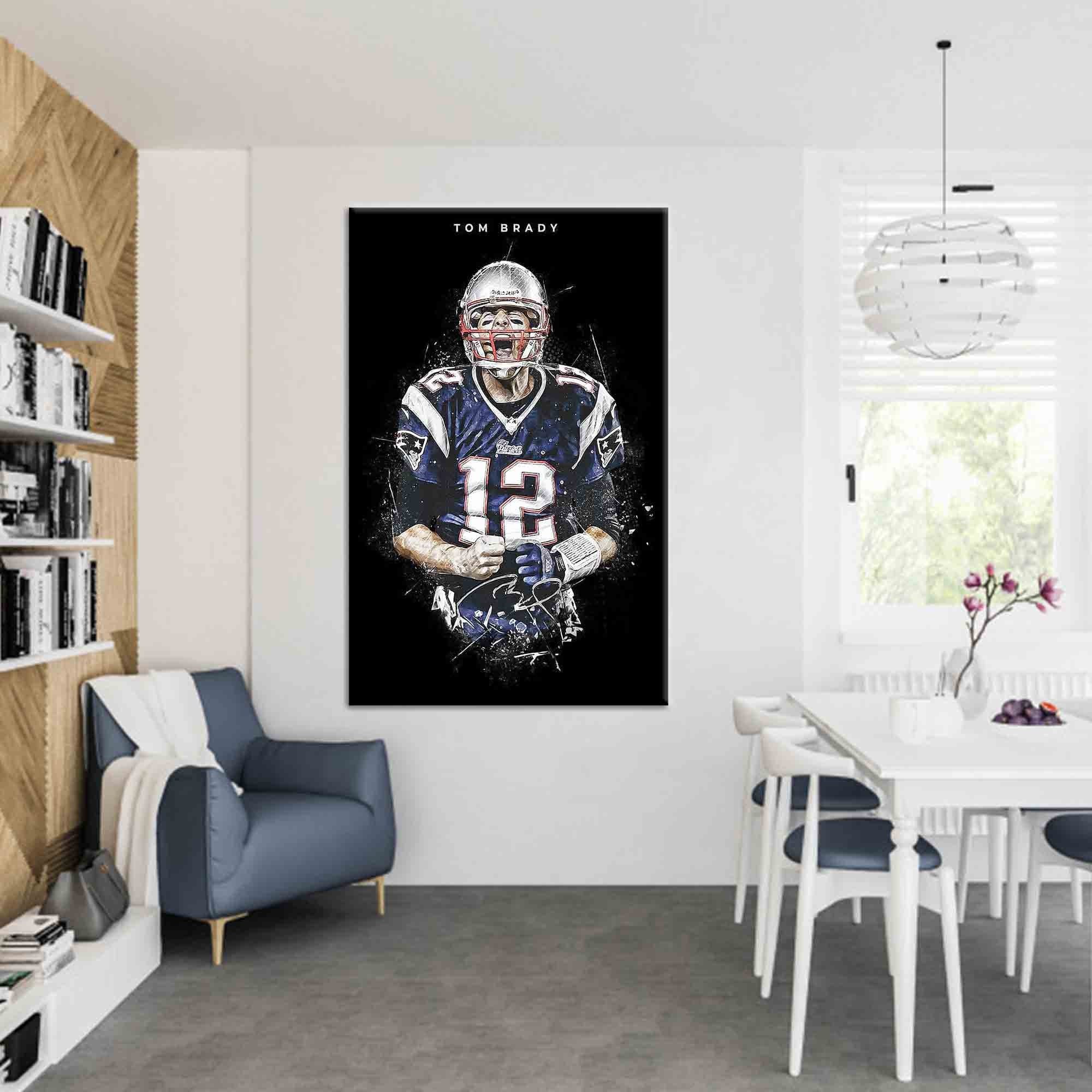 Tom Brady, Tom Brady Poster, Tom Brady Wall Art, Tom Brady Print, American Football, Wall Art Decor, Gym Wall Art, American Football Player, - image 4