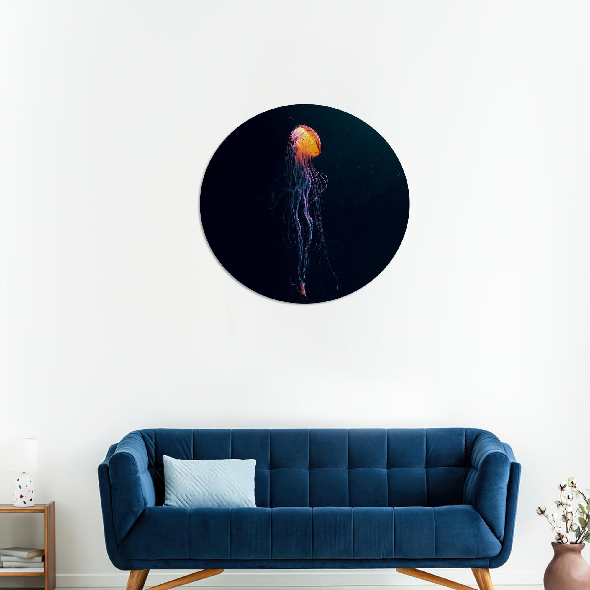 Jellyfish Canvas Print: Modern Underwater Glass Wall Art - image 4