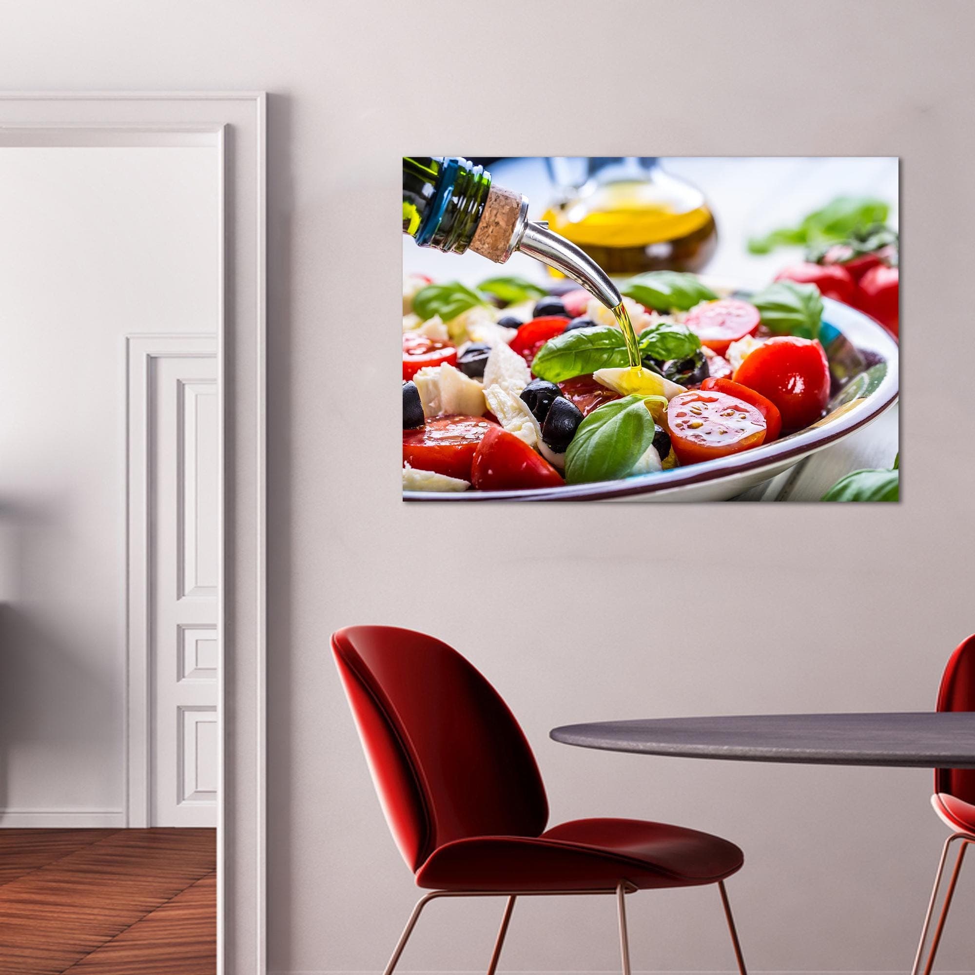 Colorful Salad Canvas Print: Modern Kitchen Wall Art Decor - image 3
