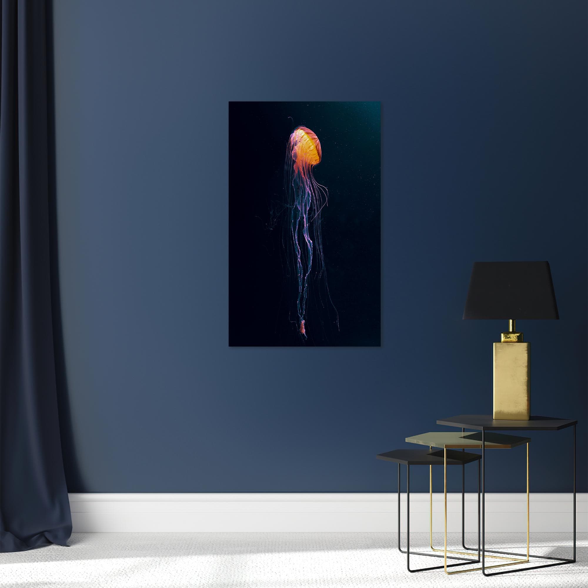 Jellyfish Canvas Print: Modern Underwater Glass Wall Art - image 3