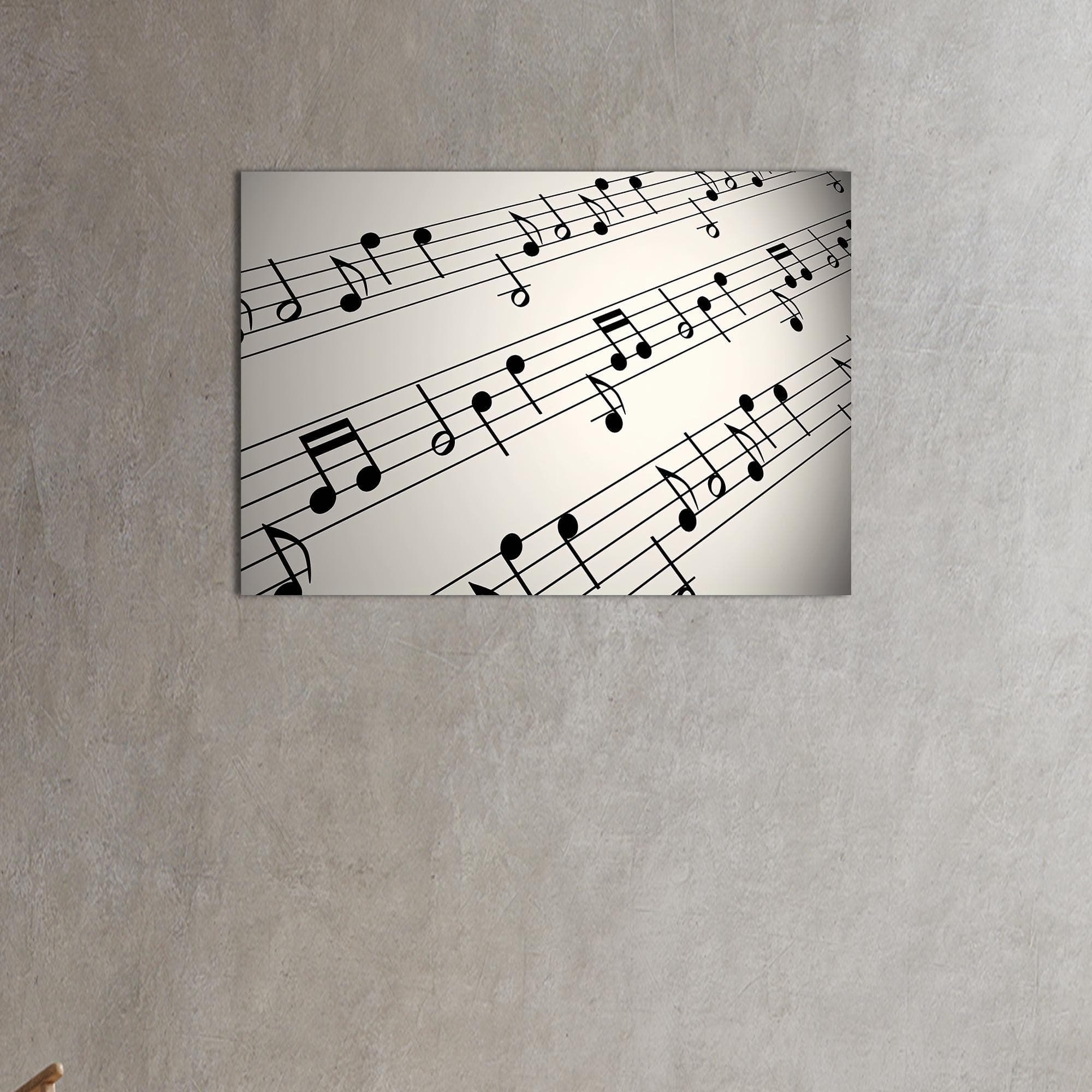 Music Notes Canvas Print: Tempered Glass Wall Art - image 3
