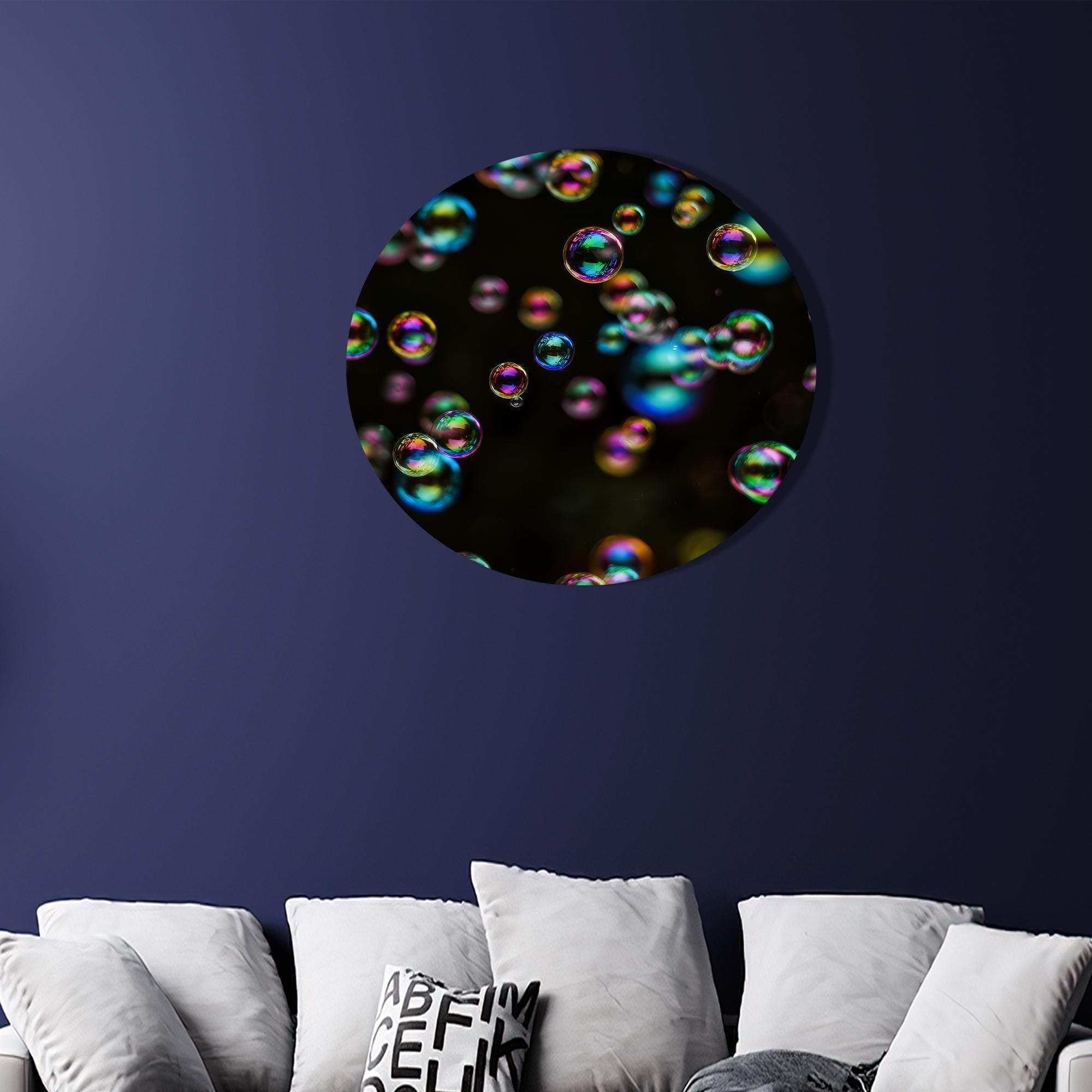 Soap Bubbles Canvas Print: Modern Wall Art, Tempered Glass Effect - image 4