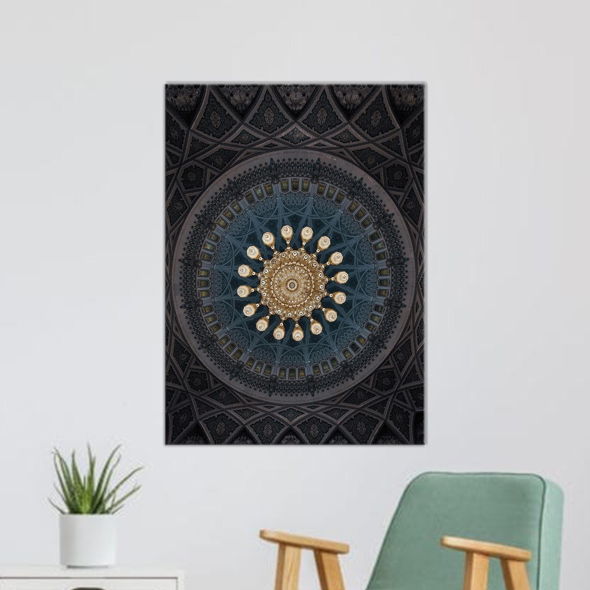 Gift For Him,Gold Wall Art,Islamic Art Printed,seccade deseni Art,Framed Wall Art,Framed Canvas,Large Wall Art,Gift For The Home,Bedroom Decor Art,Wall Decoration,Canvas Wall Art,Large Canvas,Home Decor Canvas,