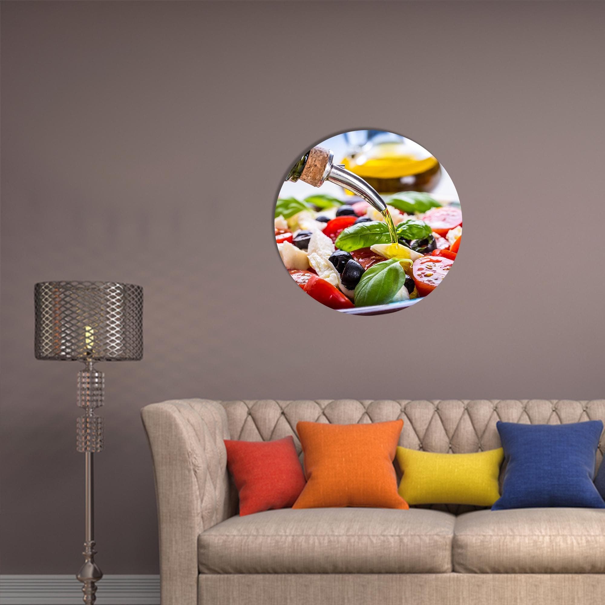 Colorful Salad Canvas Print: Modern Kitchen Wall Art Decor - image 4