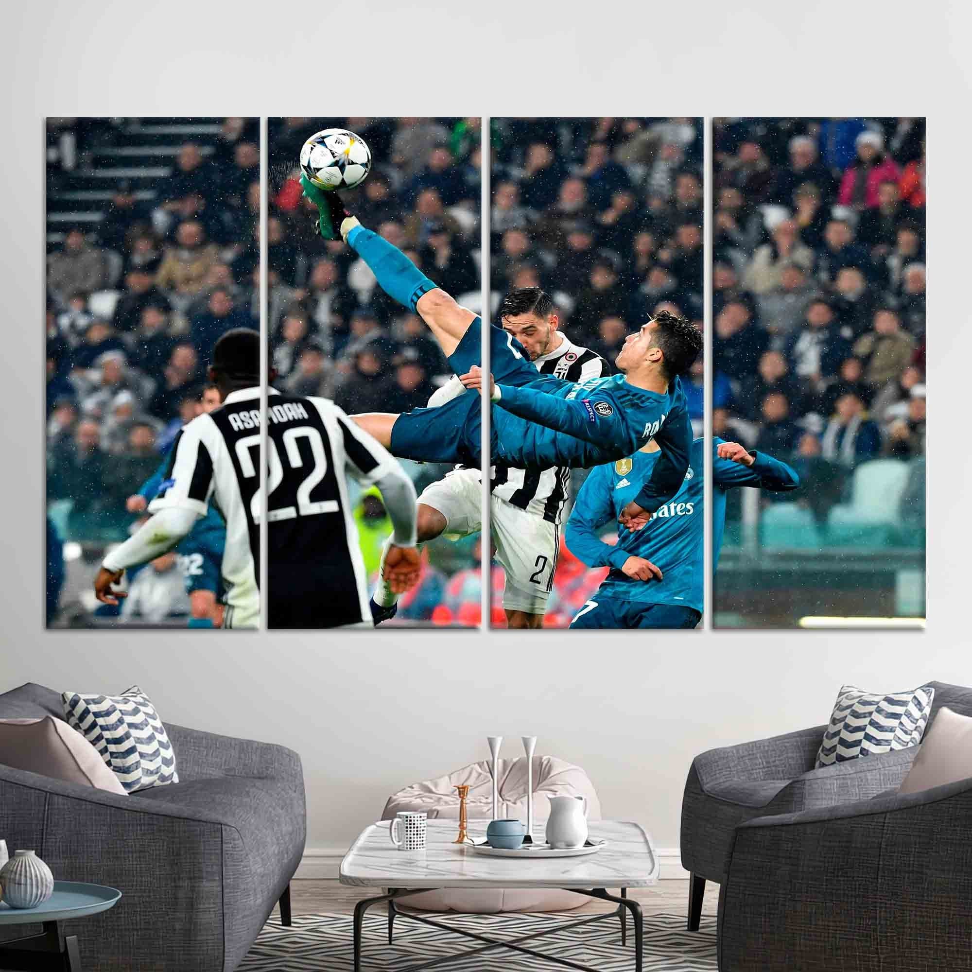 Cristiano Ronaldo Canvas Wall Art: Soccer Player Artwork - image 5