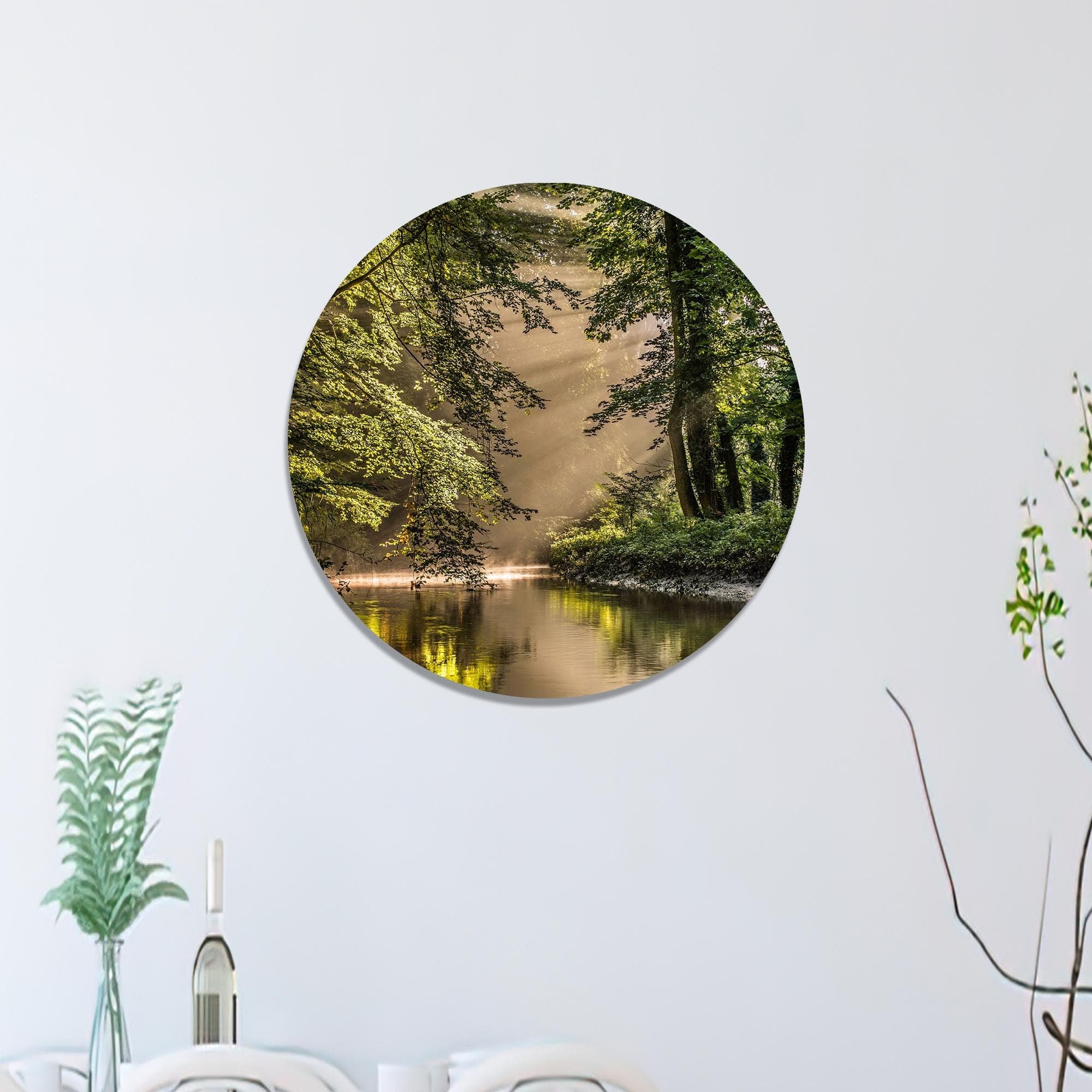 River Forest Canvas Print: Tempered Glass Wall Art - image 5