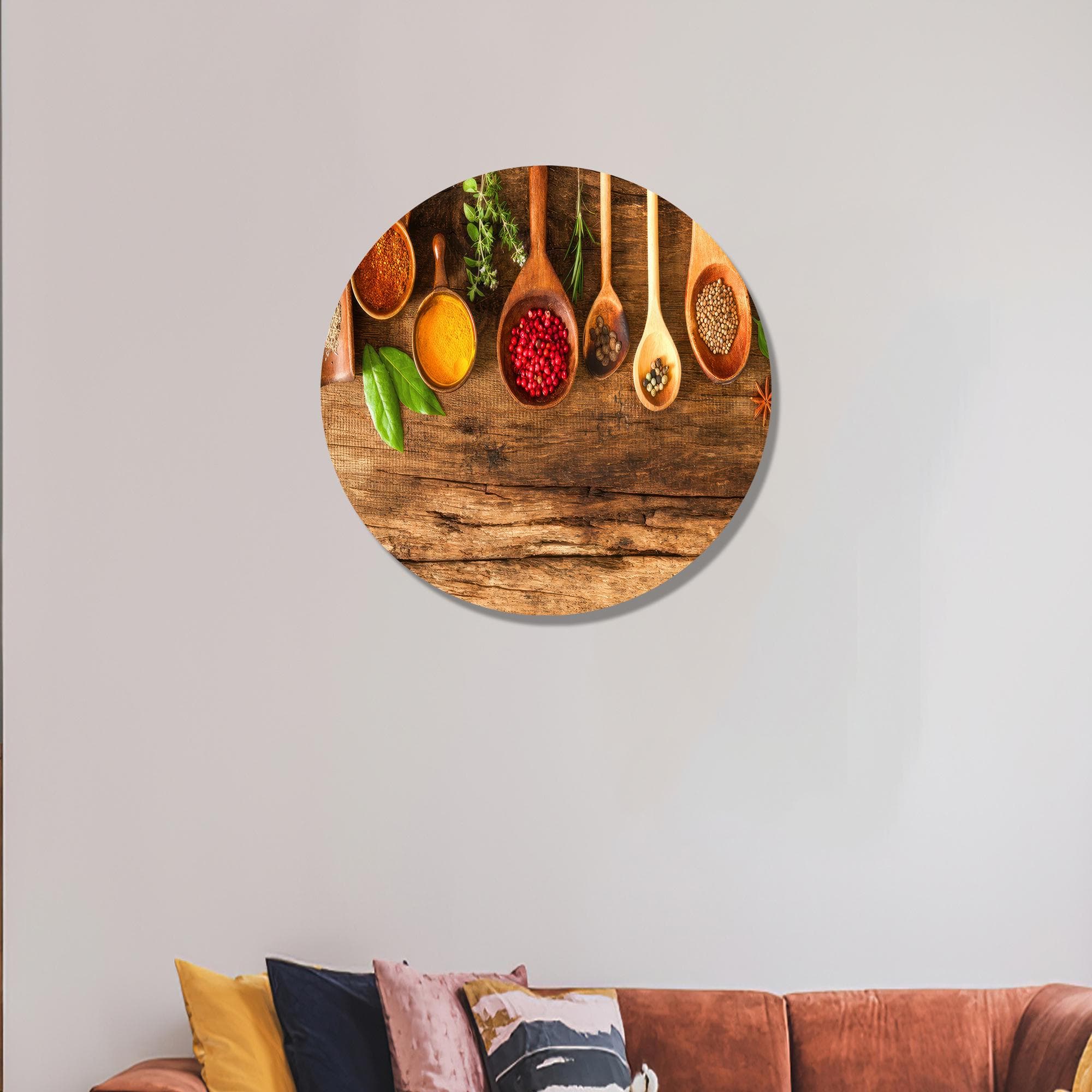 Spices Canvas Print: Kitchen Wall Art, Wooden Spoons - image 5