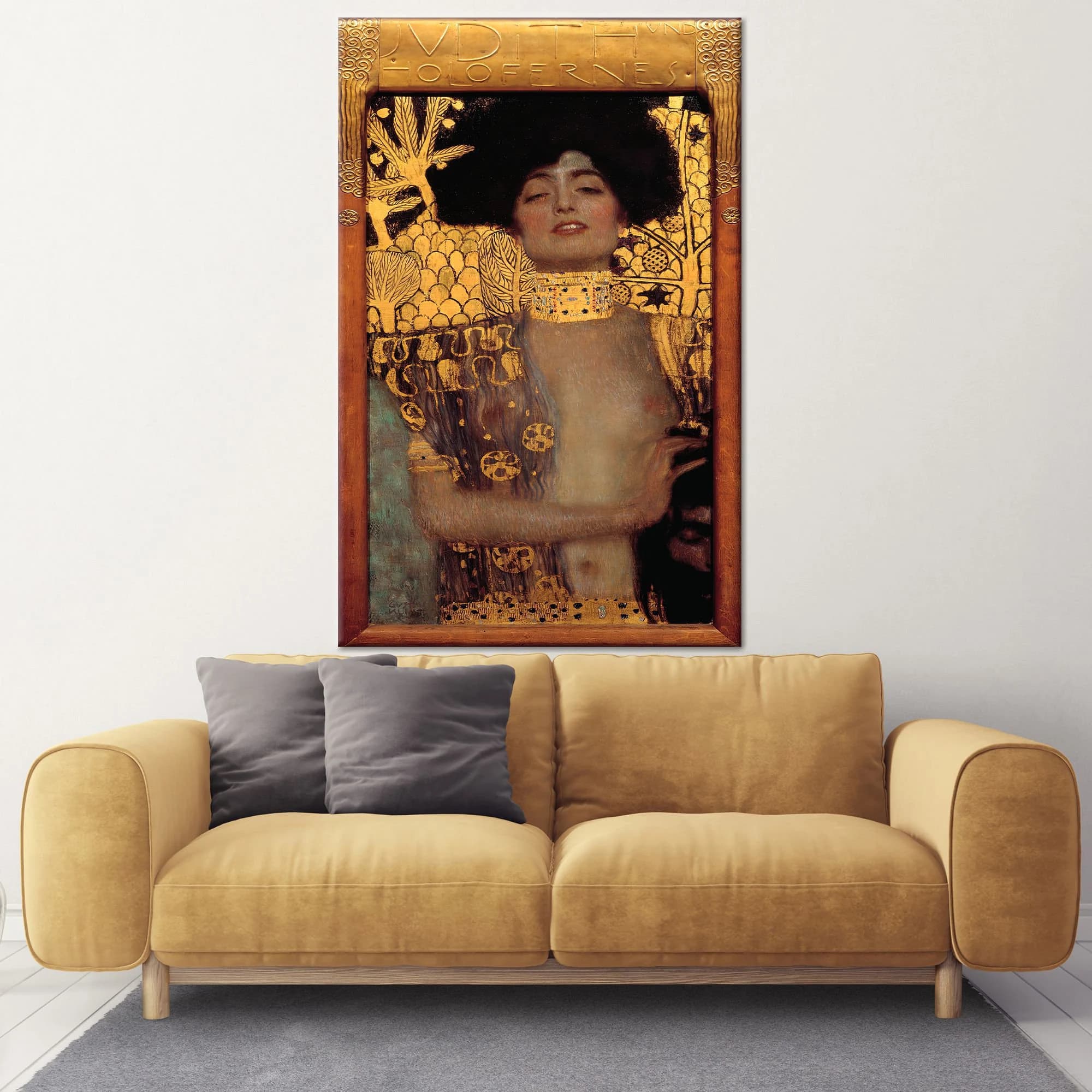 Judith and the Head of Holofernes Canvas Print - Gustav Klimt Art Nouveau Reproduction - image 5