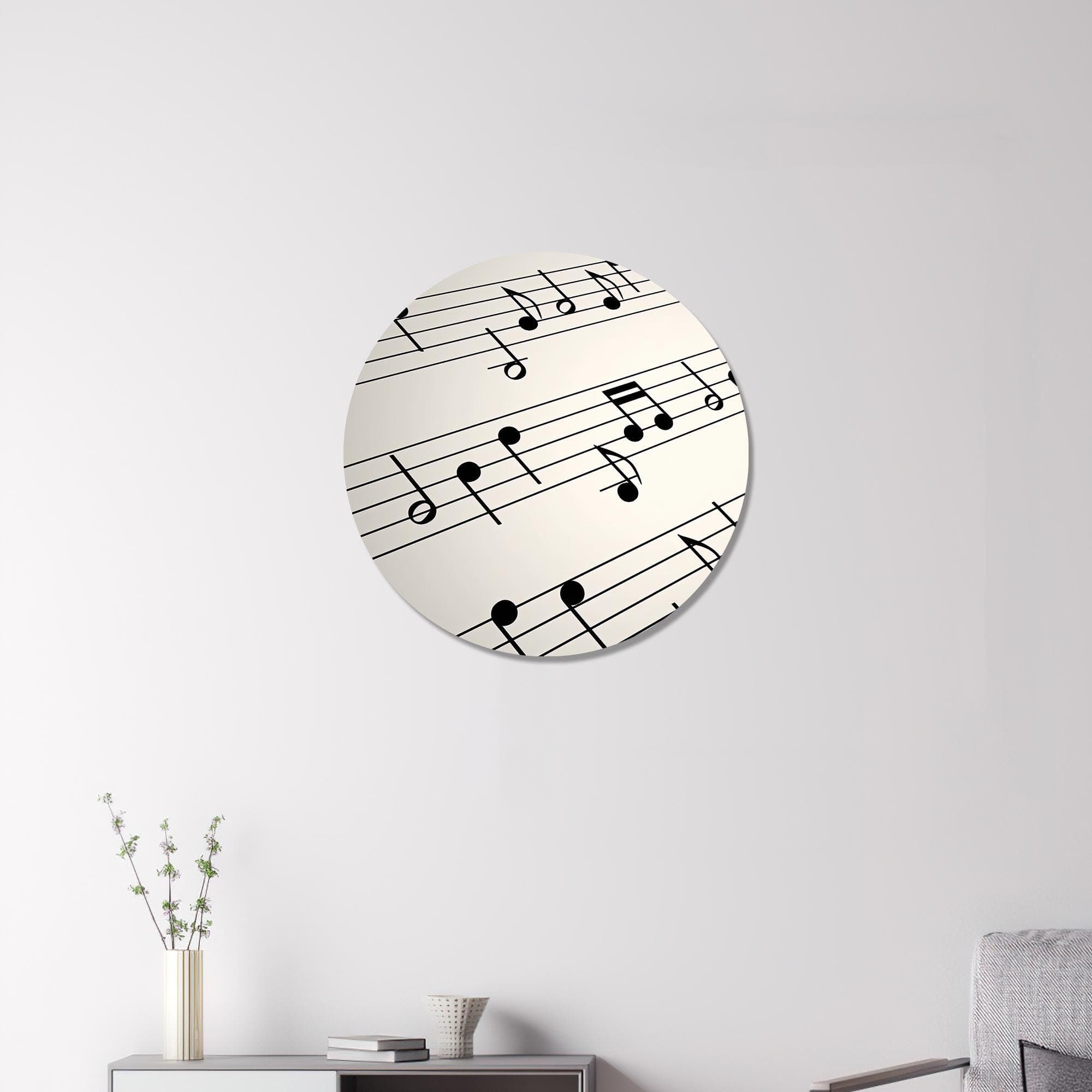 Music Notes Canvas Print: Tempered Glass Wall Art - image 4