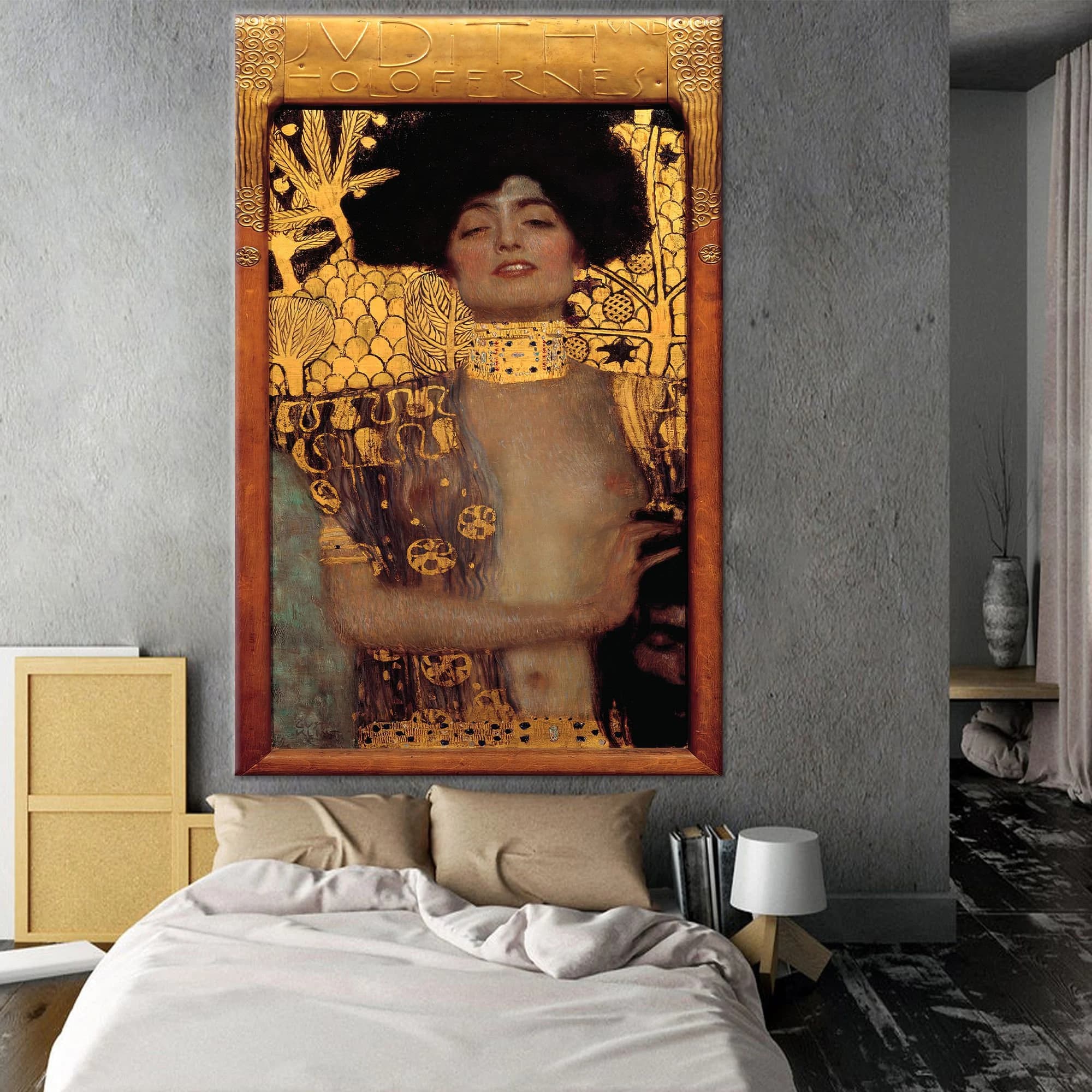 Judith and the Head of Holofernes Canvas Print - Gustav Klimt Art Nouveau Reproduction - image 4