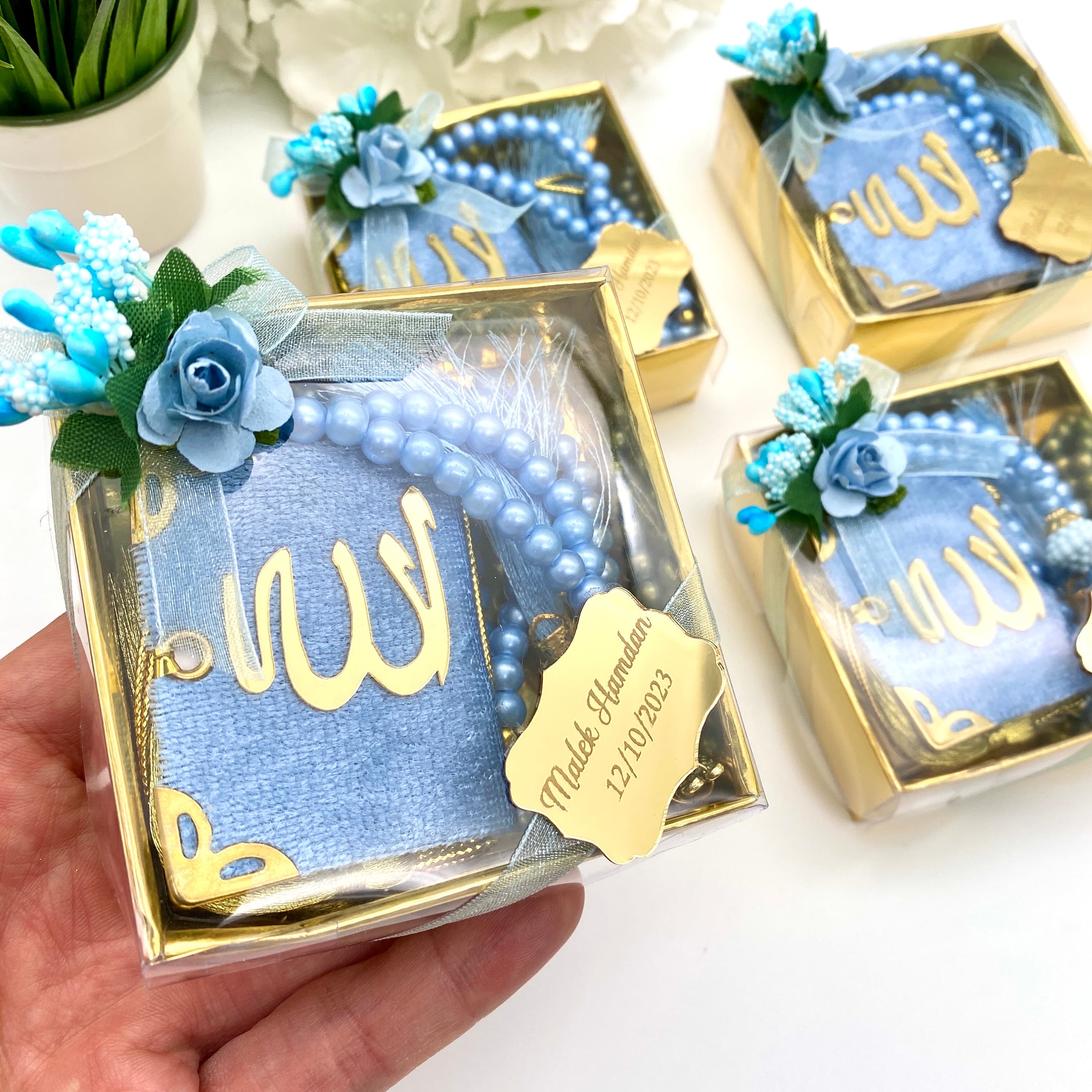 Personalized Mini Quran & Tasbih Favors: Islamic Wedding, Baby Shower Gifts - image 5