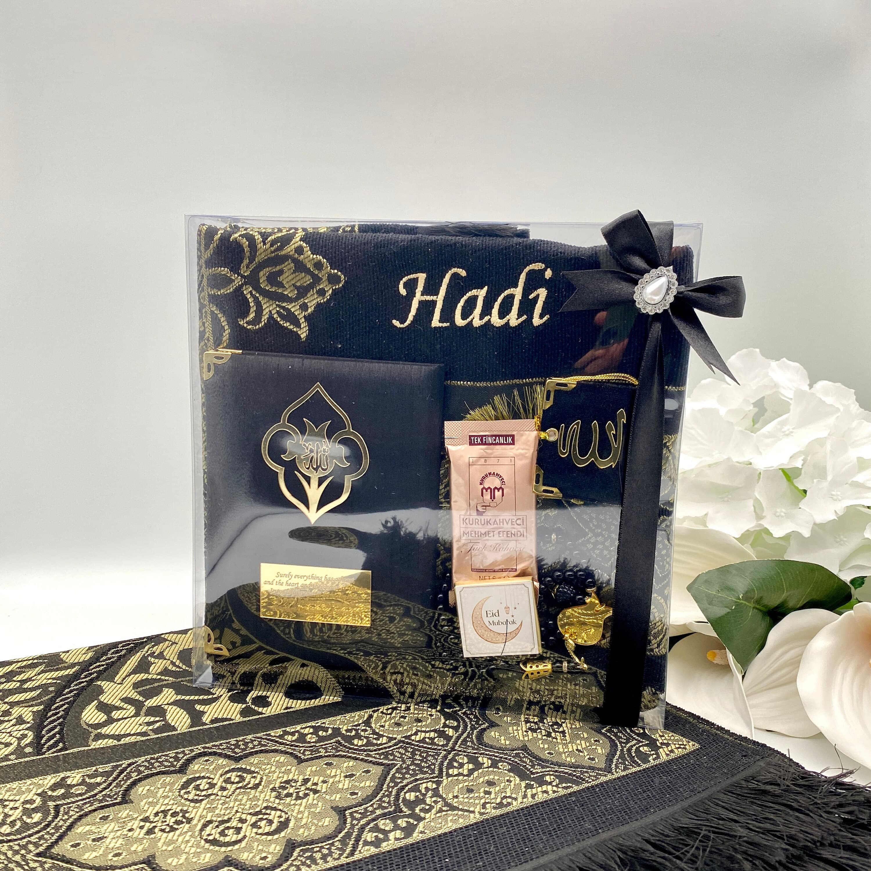 Personalized Prayer Mat Gift Set: Islamic Wedding, Ramadan Favors - image 5