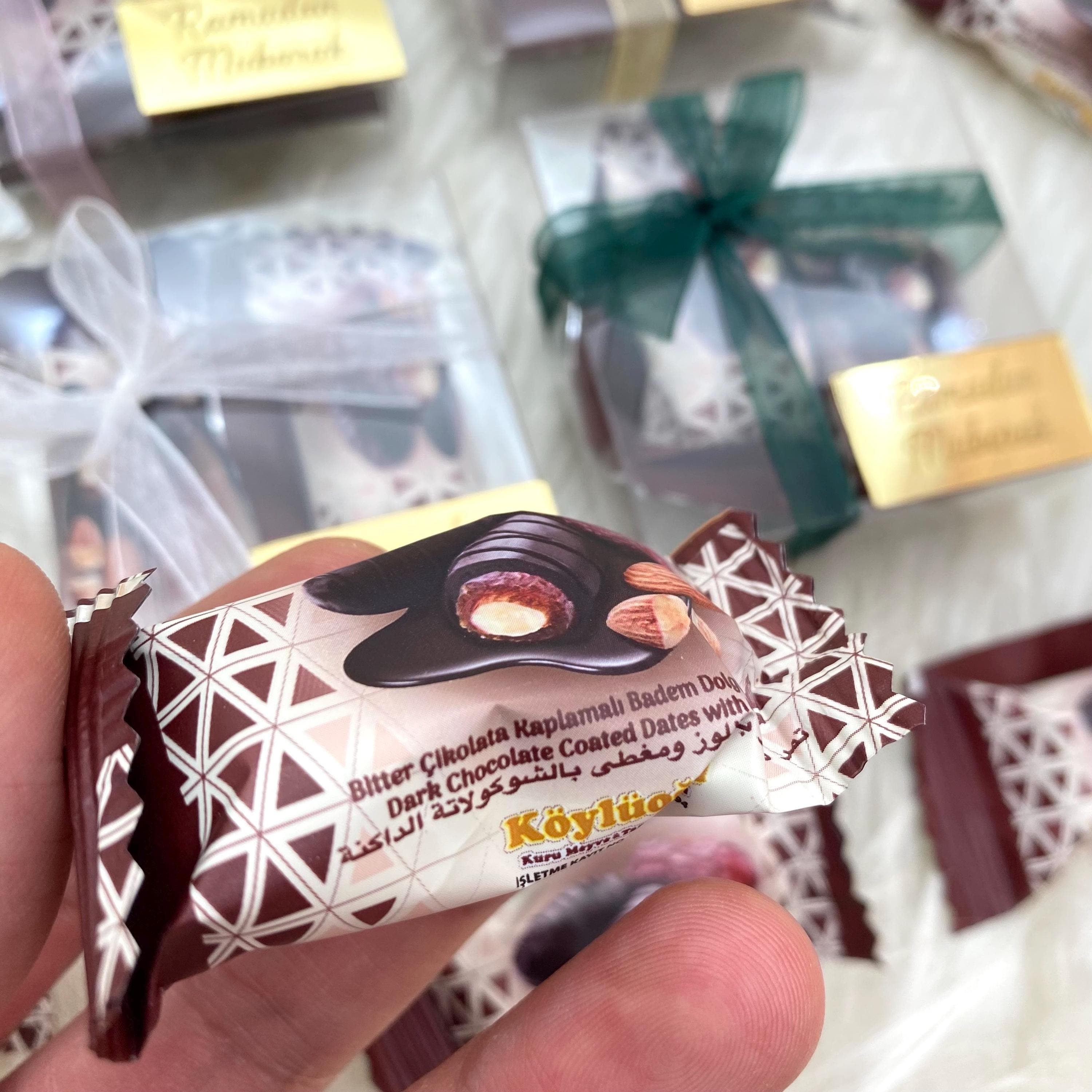 Stuffed Dates Hurma Favors, Islamic Wedding Favors, Dates with Almond, Muslim Party Favor Box, Baby Shower Favors, Ramadan Eid Gifts