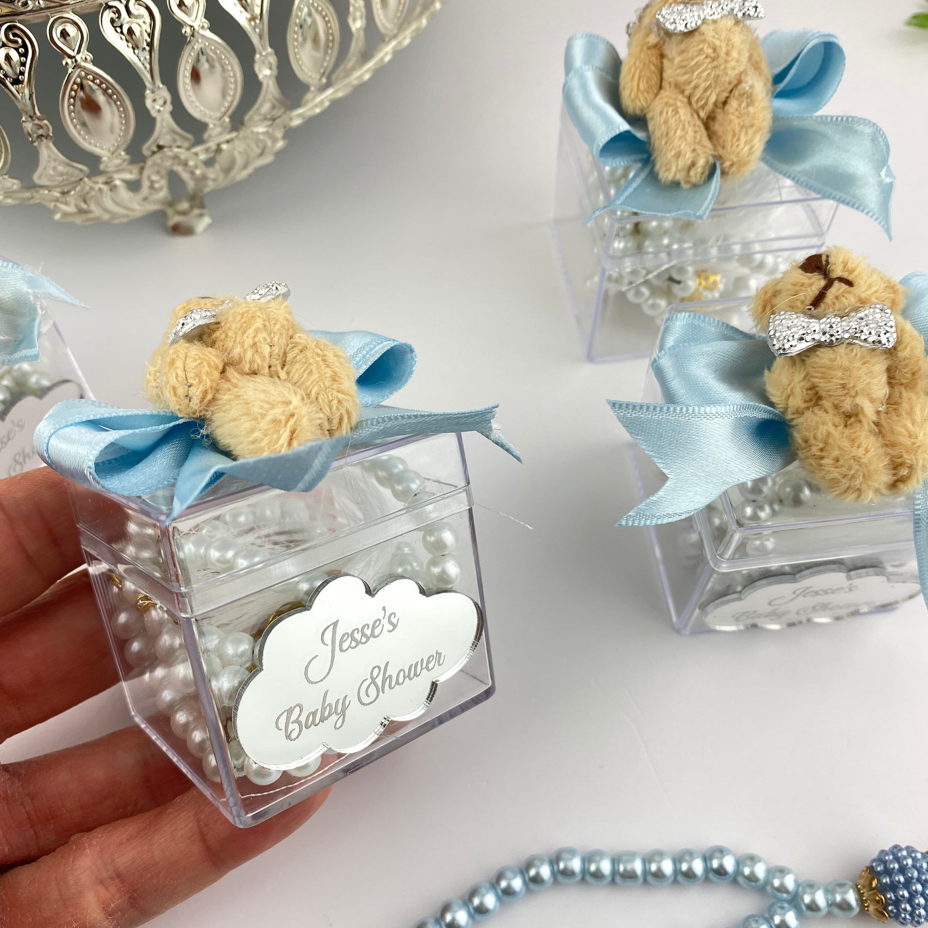 Teddy Bear Tasbeeh Favors: Islamic Baby Shower Gifts