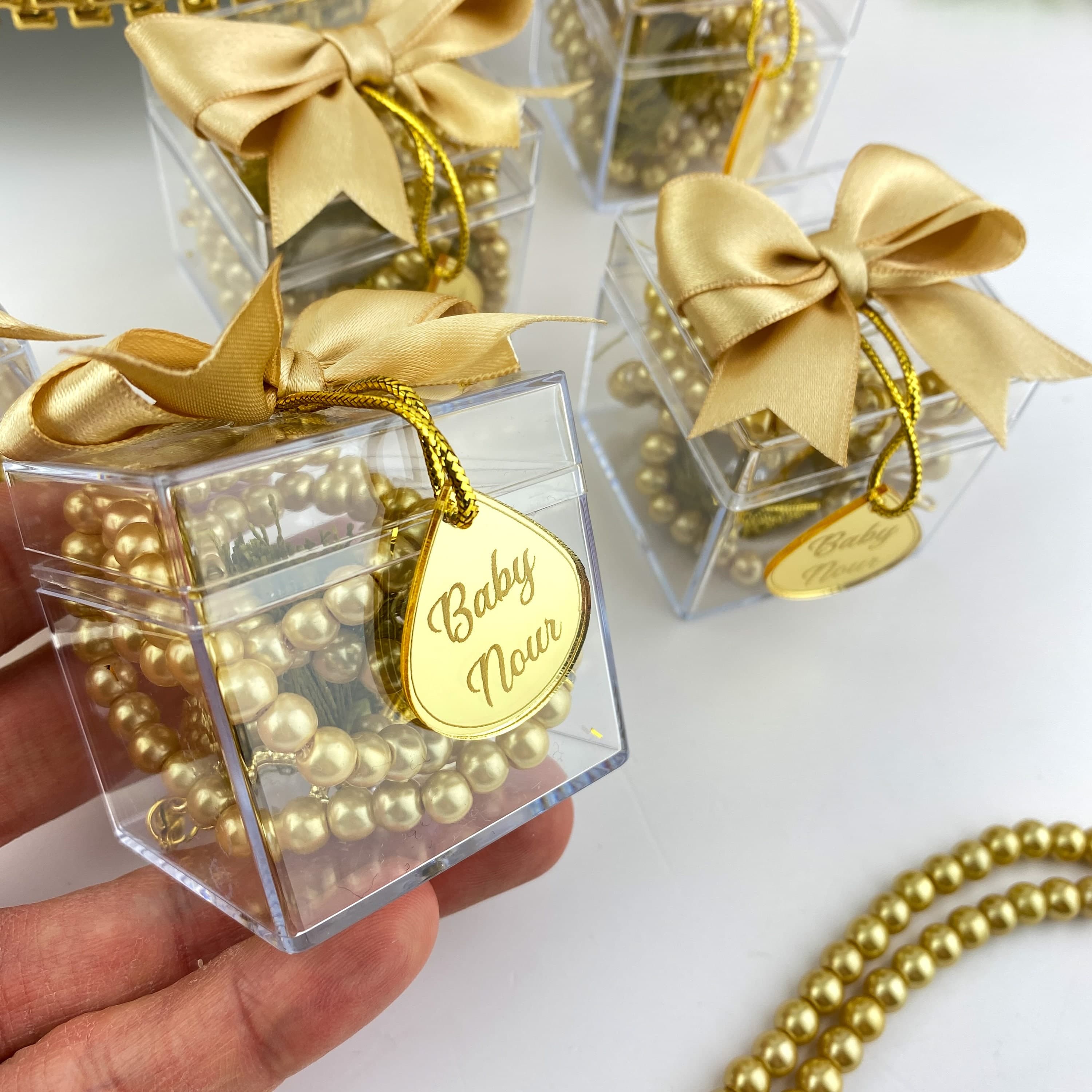Personalized Pearl Tasbih Favors: Muslim Wedding, Eid, Nikkah Gift - image 5