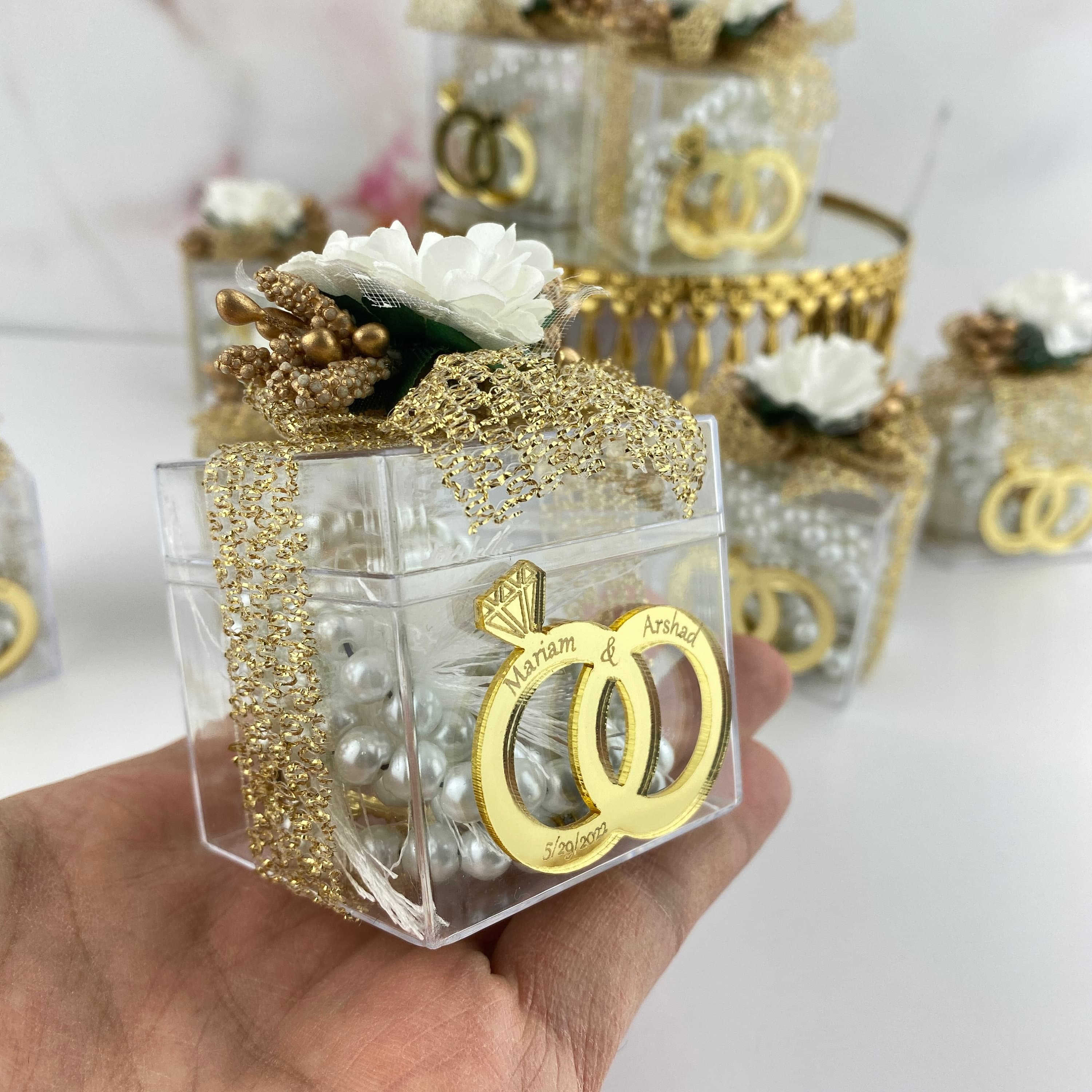 Tasbeeh Favors, Prayer Beads Favors, Islamic Rosary Gifts, Islamic Baby Shower Favors, Muslim Wedding Gift, Party Favors, Islamic Gift Box,
