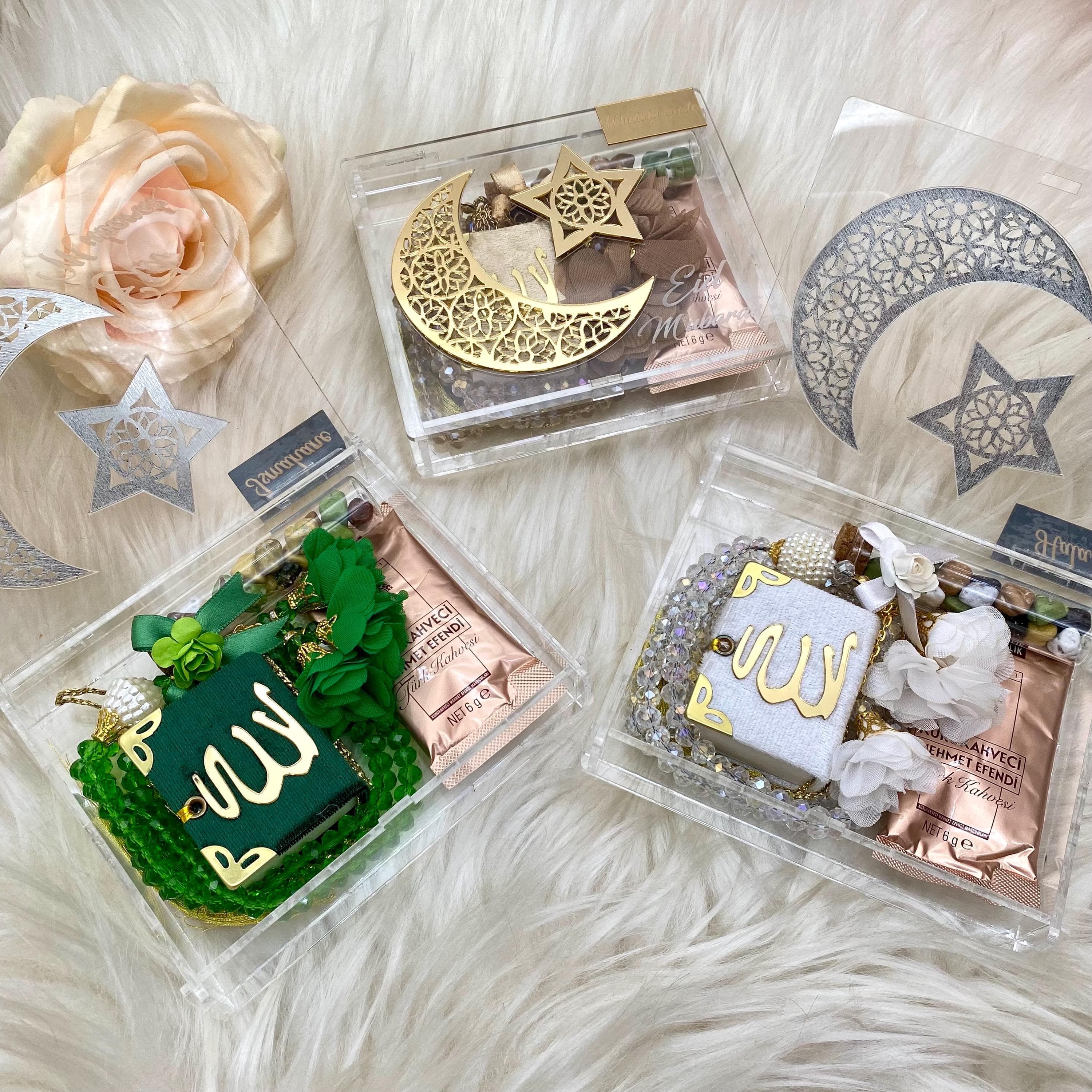 Luxury Islamic Gift Set, Mini Quran Crystal Tasbeeh, Muslim Party Gifts, Islamic Wedding Gifts, Baby Shower, Eid Gift Box, Ramadan Favors,