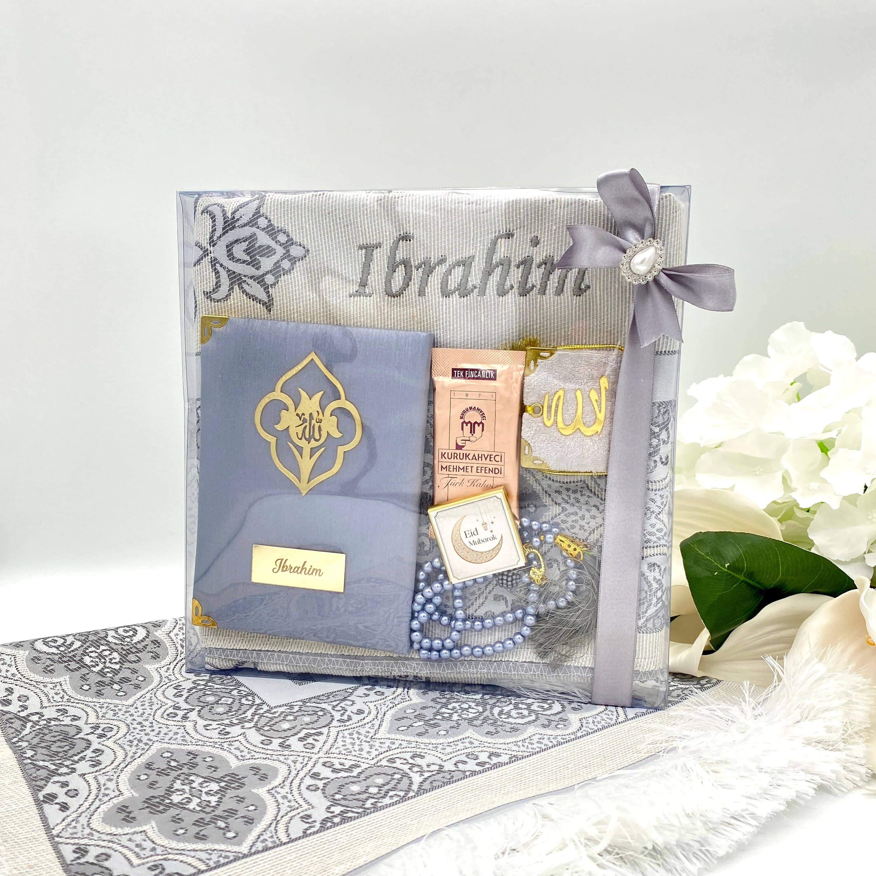 Personalized Islamic Gift Set: Prayer Mat, Yaseen, Tasbih - image 5
