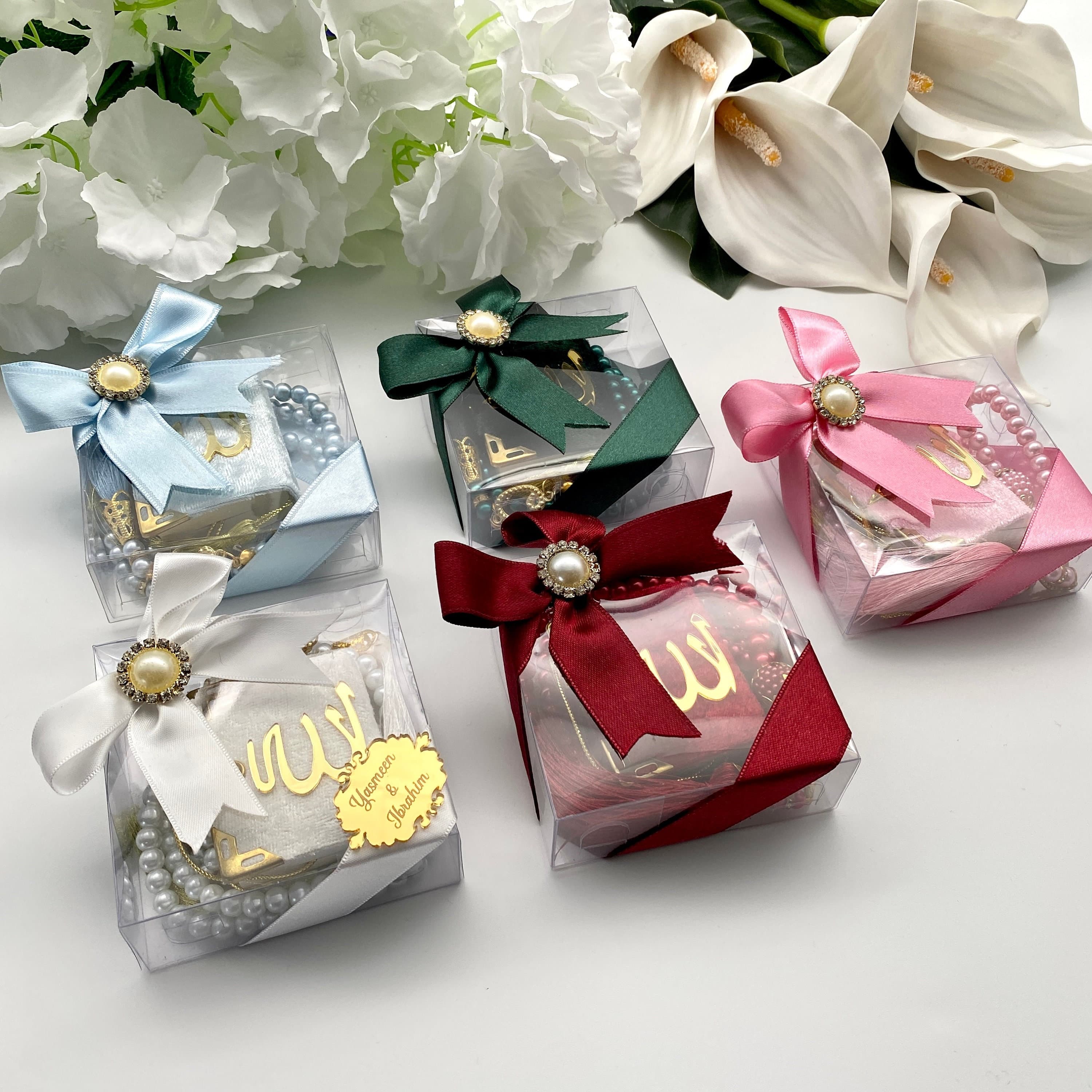 Personalized Mini Quran Tasbeeh Gift Set: Islamic Wedding Favors