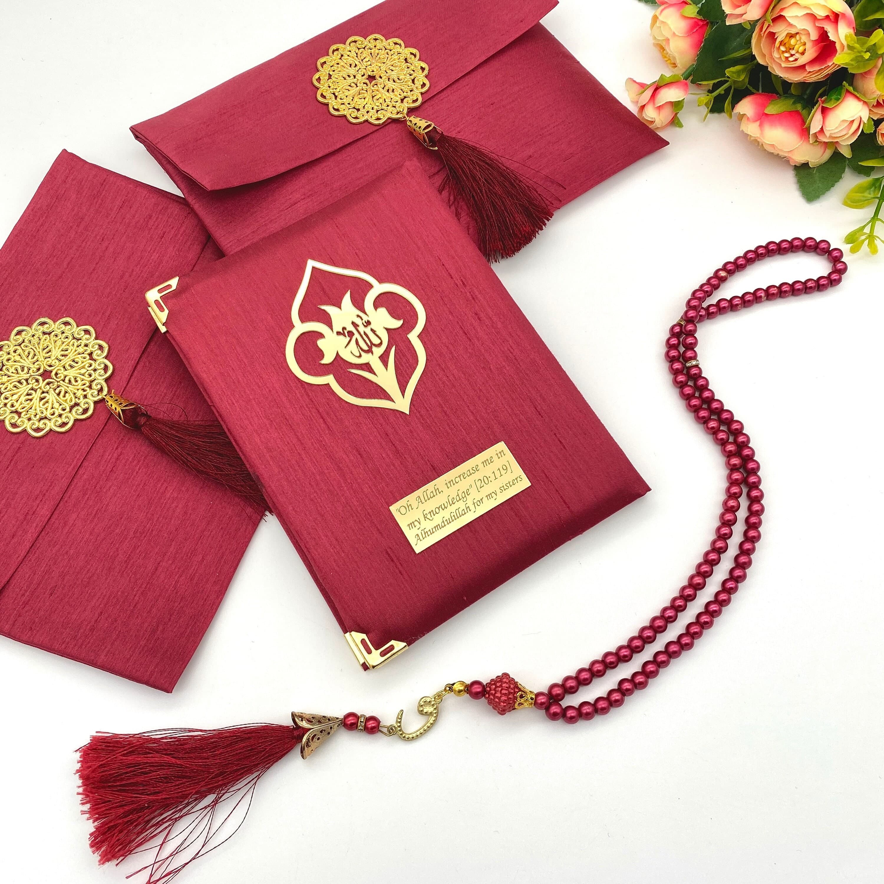 Islamic Wedding Gift, Custom Yaseen Tasbeeh Set, Islamic Baby Showers Gift, Ameen Favors, Muslim Newborn Favors, Hajj Gift, Graduation Gift