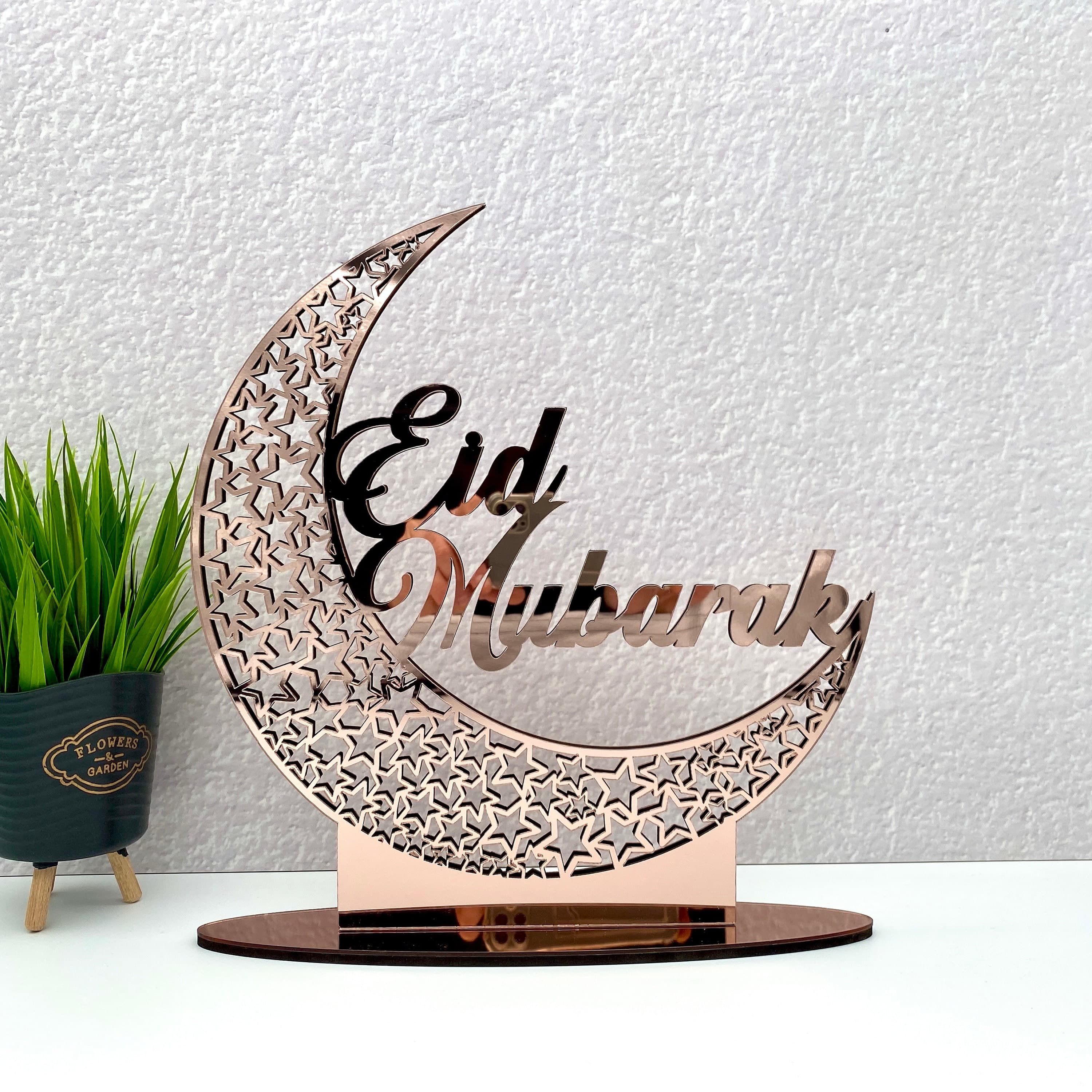 Ramadan Mubarak Sign, Eid Decoration, Islamic Art, Ramadan Gifts, Muslim Home Decor, Eid Gifts, Acrylic Eid Decor, Muslim Home Decor,