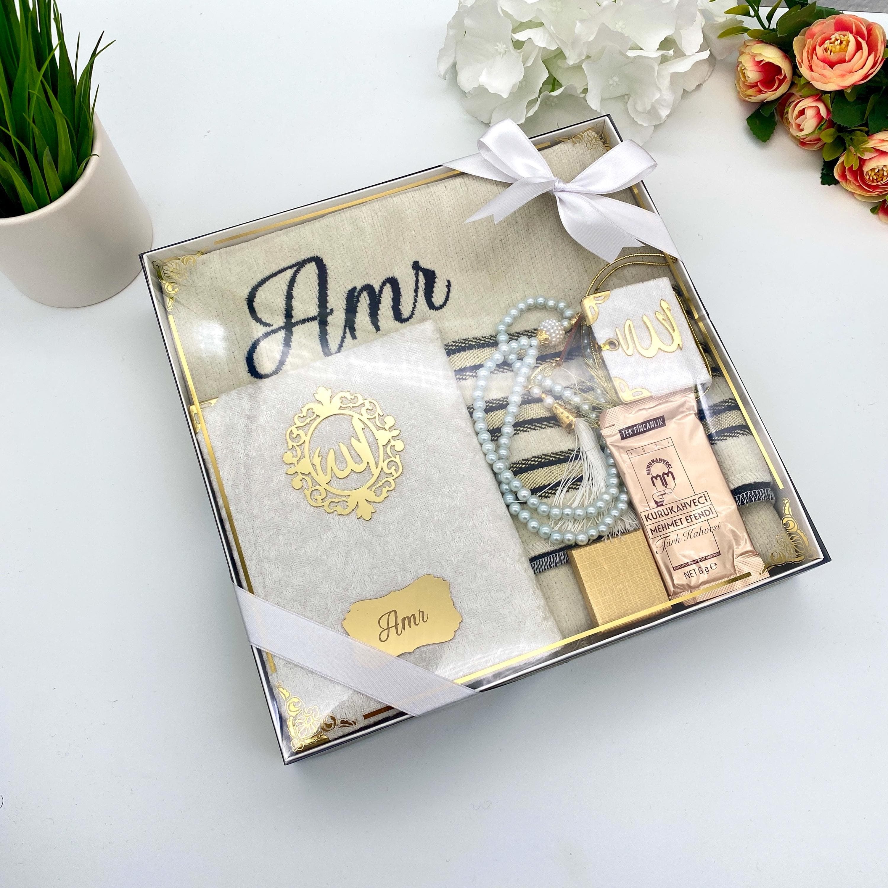 Prayer Rug For Muslim, Gebetsteppich, Eid Gift, Yaseen Surah Gift Set, Prayer Rug Muslim Man, Islamic Muslim Gift, Ramadan Favors