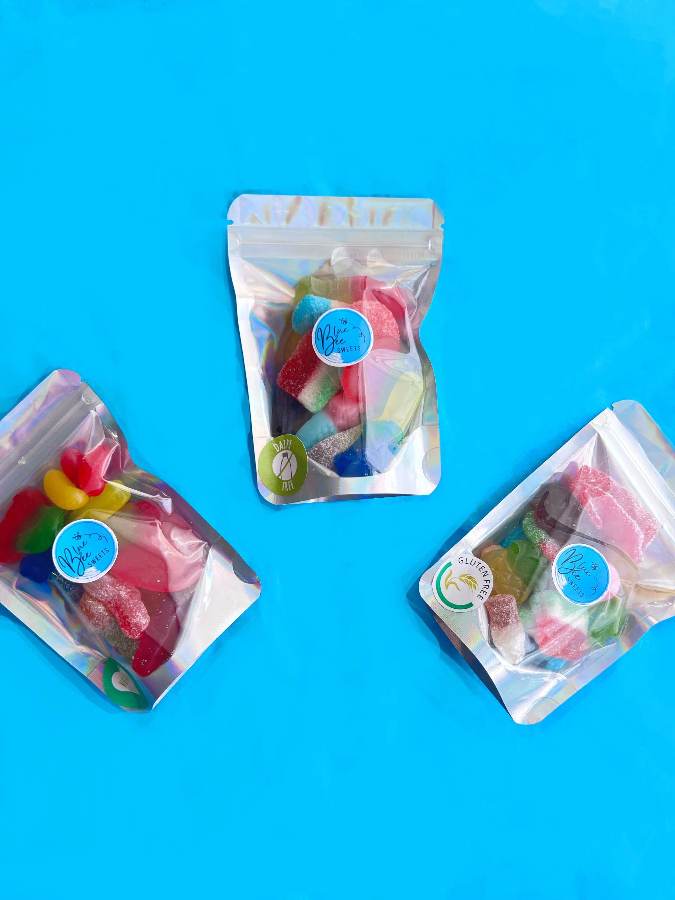 Sweets halal vegan vegetarian gluten free pick and mix pouch (sweet pouch, pick and mix, sweet bag, baby shower, birthdaysweets, eid