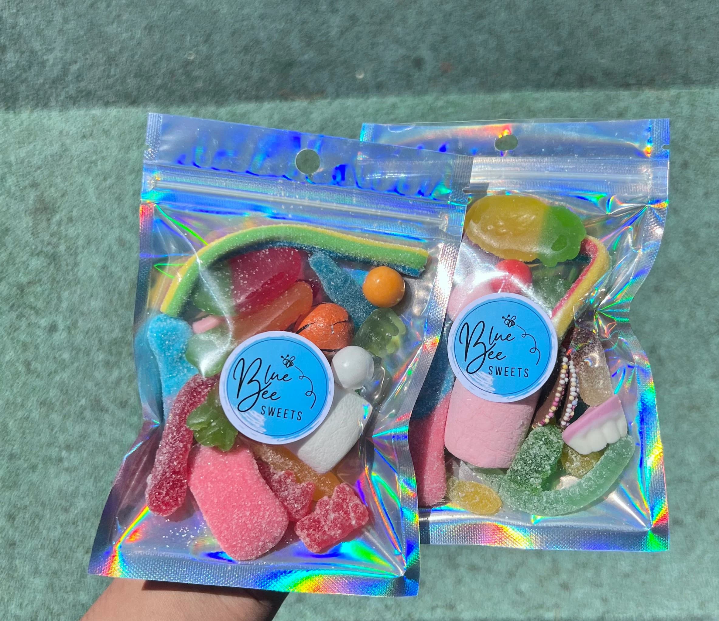 Bulk Buy GUMMY MIX Halal/Vegan Sweet pouches, single treats for gifting, parties and occasions