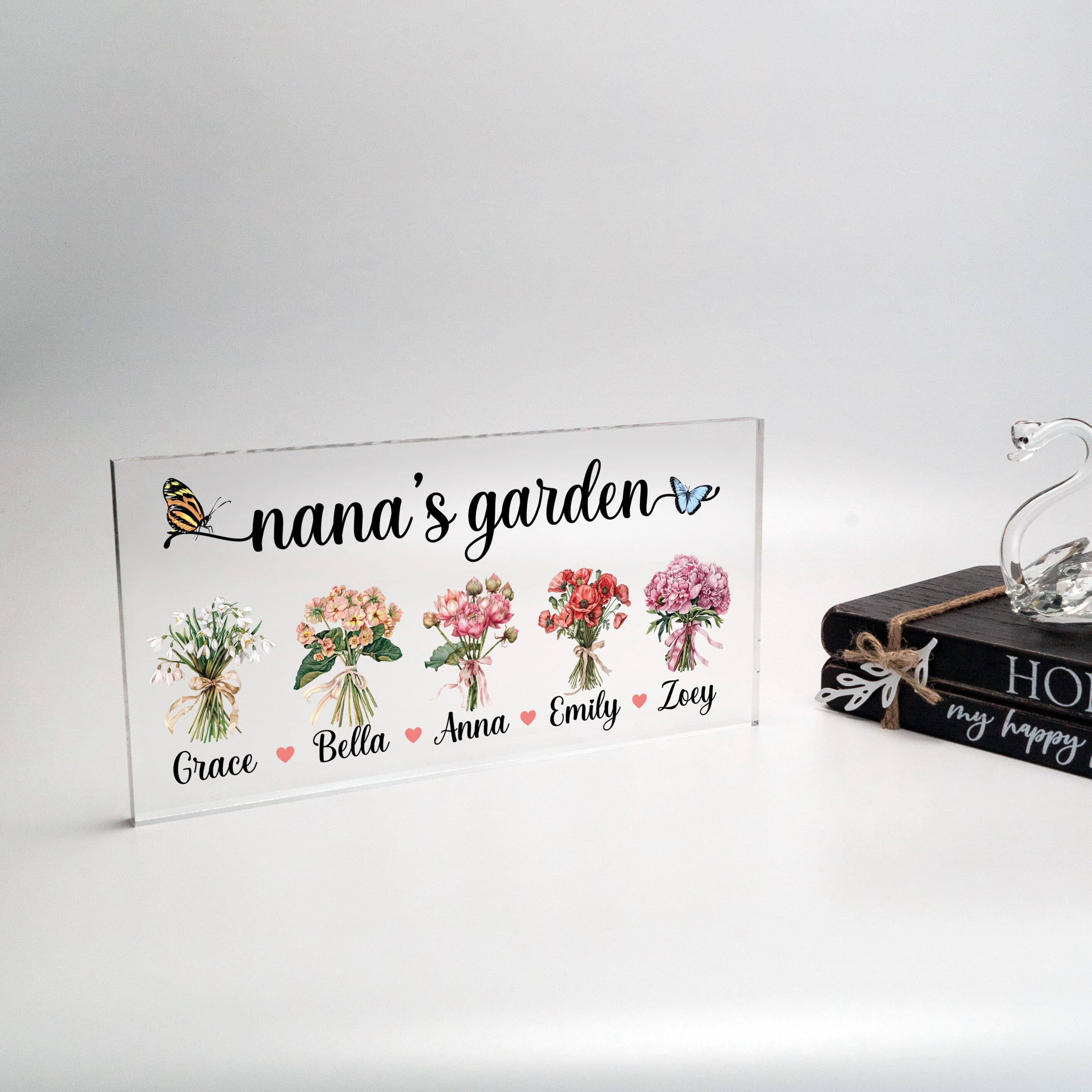 Custom Birthflower Acrylic Sign for Nana, Mothers Day Gifts, Gift for Grandma, Grandkids Name Sign, Gift for Her, Mamas Garden, Gift for Mom - image 5