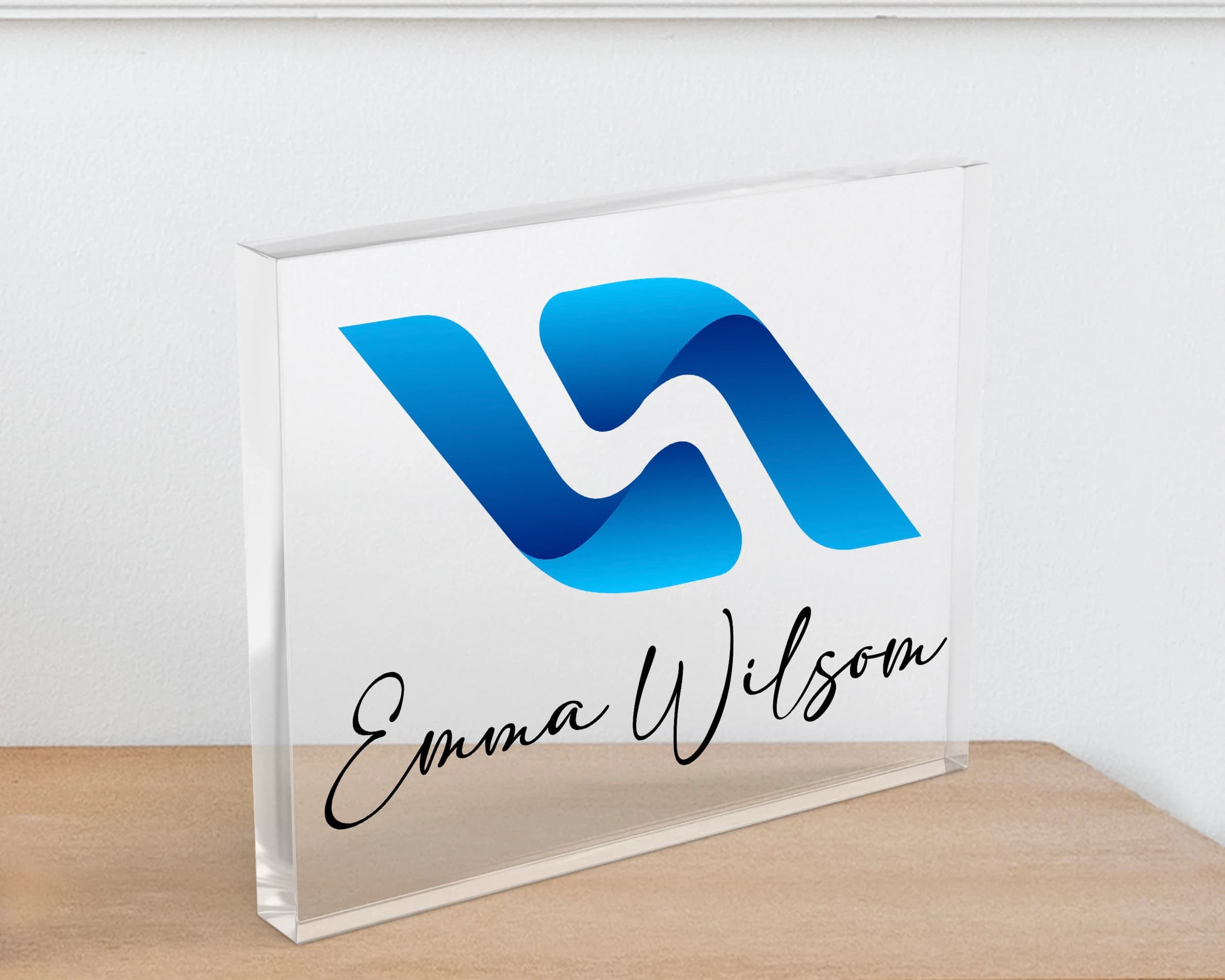 Desk Name Plate, Custom Name Sign, Personalized Acrylic Desk Name, Customized Desk Name Stand, Executive Personalized Desk Name Plate Stand - image 4