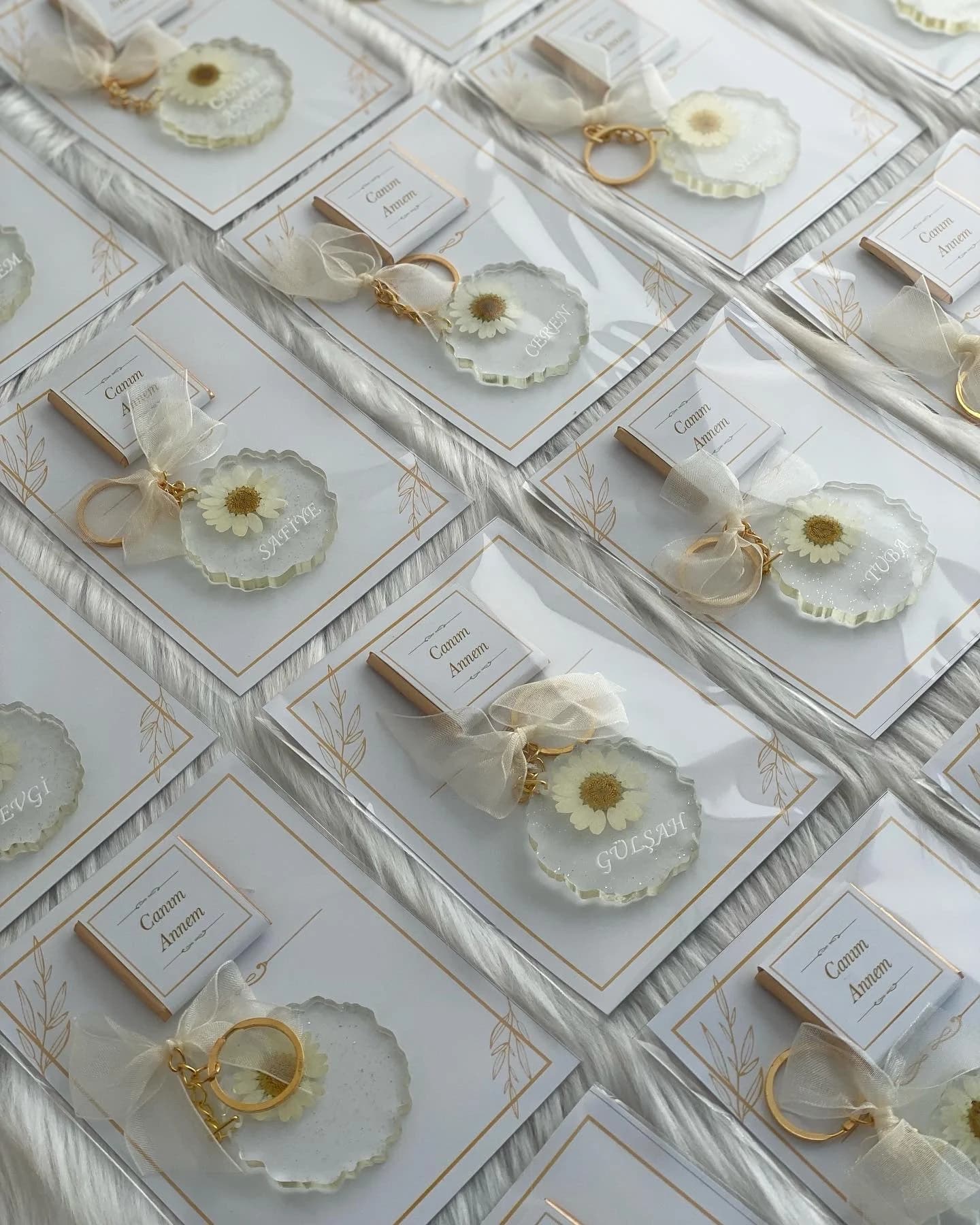 Wedding Favor,Epoxy keychain and Chocolate ,Personalized Stone Decorated Epoxy Keychain,Wedding Gift,Keychain Favor,Islamic Wedding - image 5