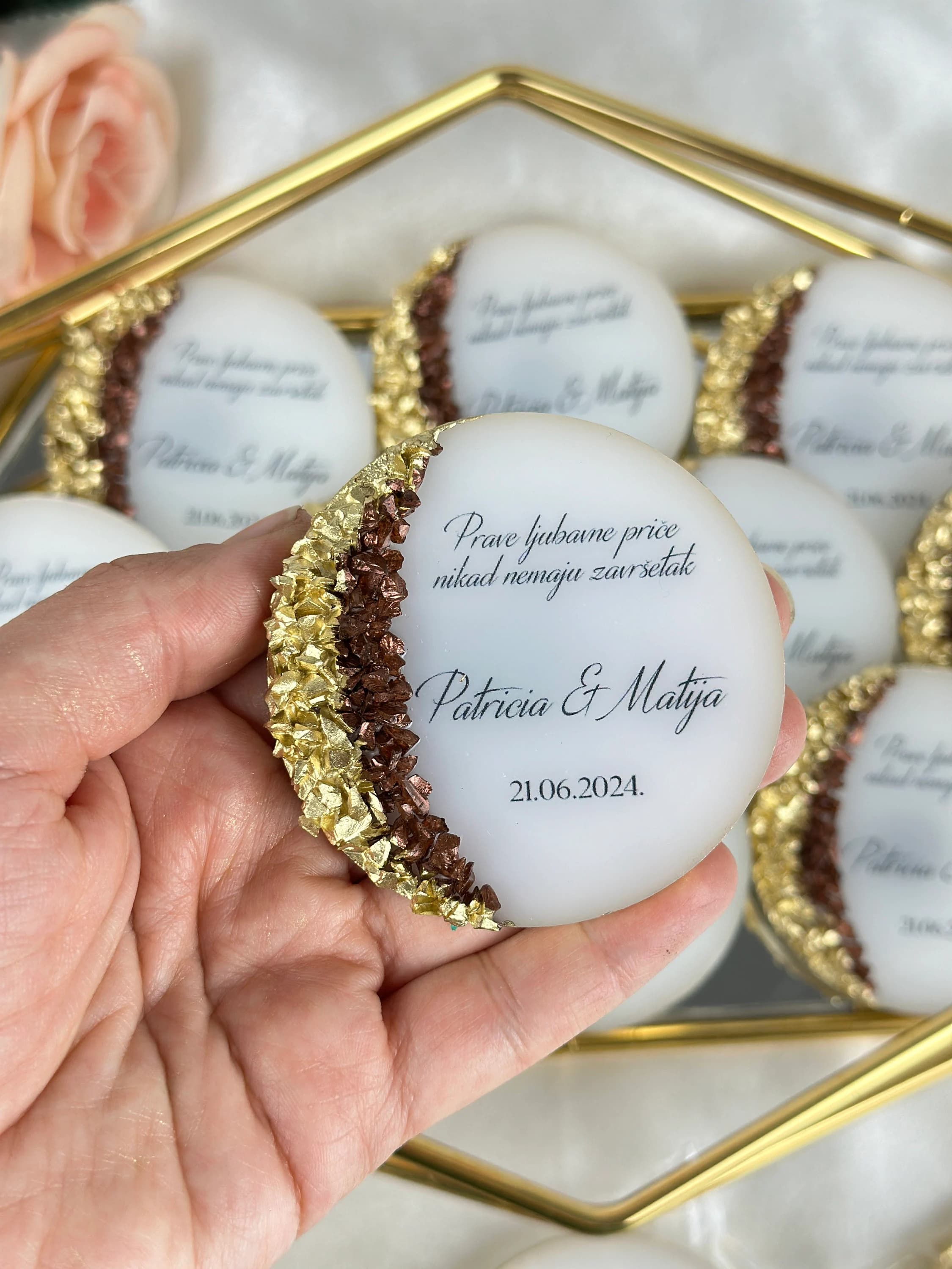 Custom Name Wedding Magnet, Wedding Favors, Engagement Favors, Anniversary Favors, Magnet Favors for Guest, Personalized Favors Bulk Magnet