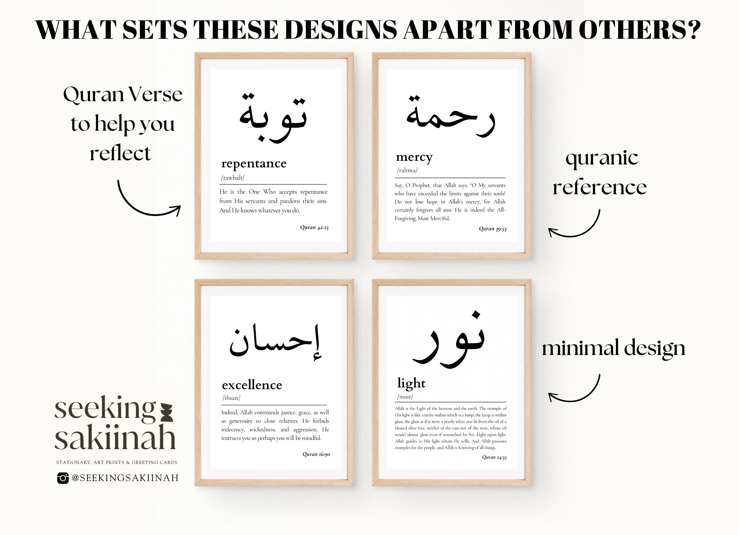 Islamic Wall Art Set: Minimalist Quran Prints (Digital Download) - image 2